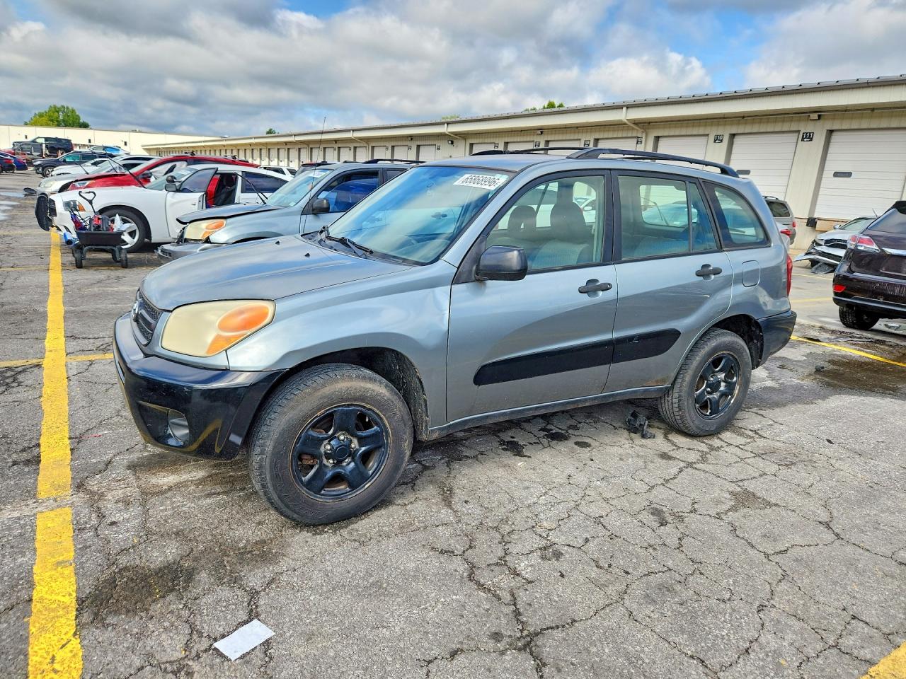 2005 Toyota Rav4 Base Silver vin: JTEHD20V550061653