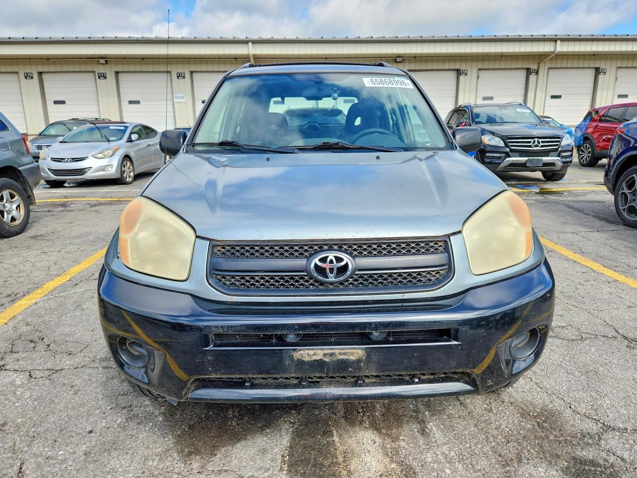 2005 Toyota Rav4 Base Silver vin: JTEHD20V550061653