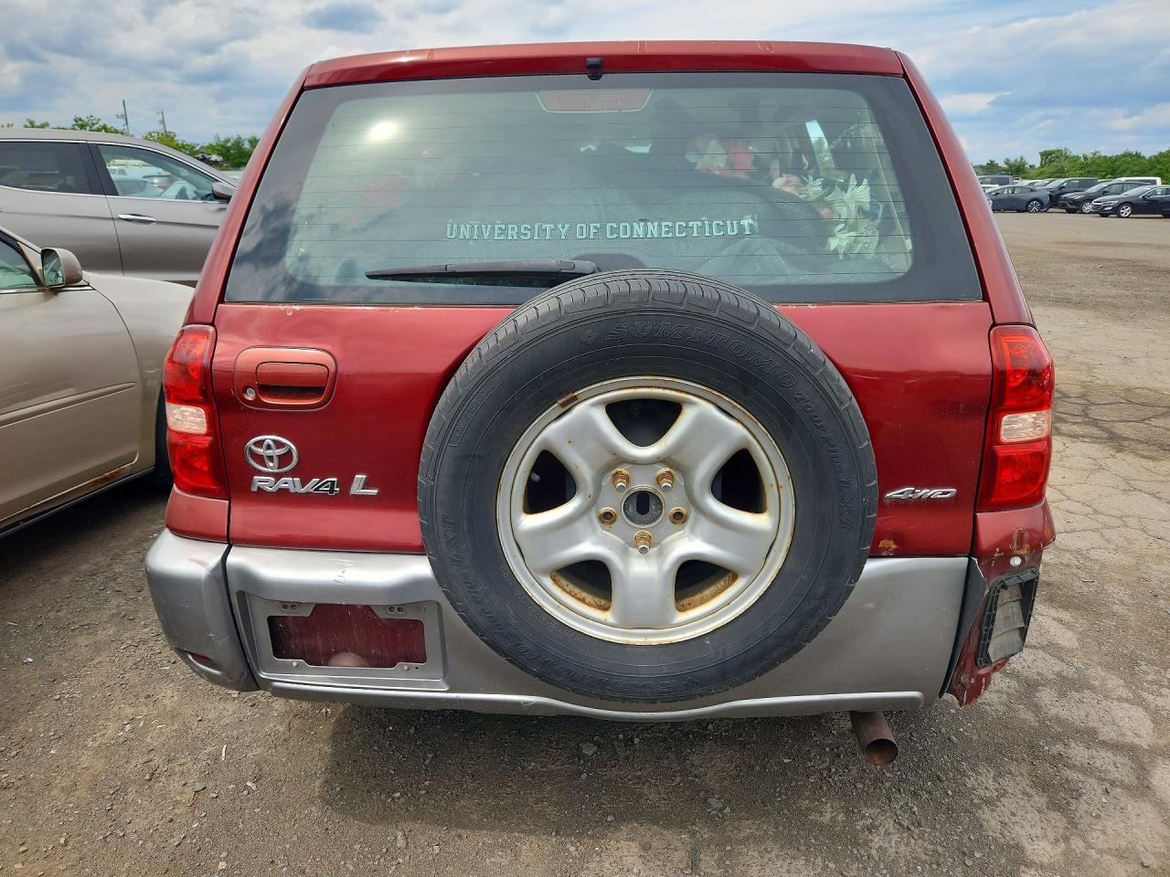 2005 Toyota Rav4 Base Burgundy vin: JTEHD20V550071082