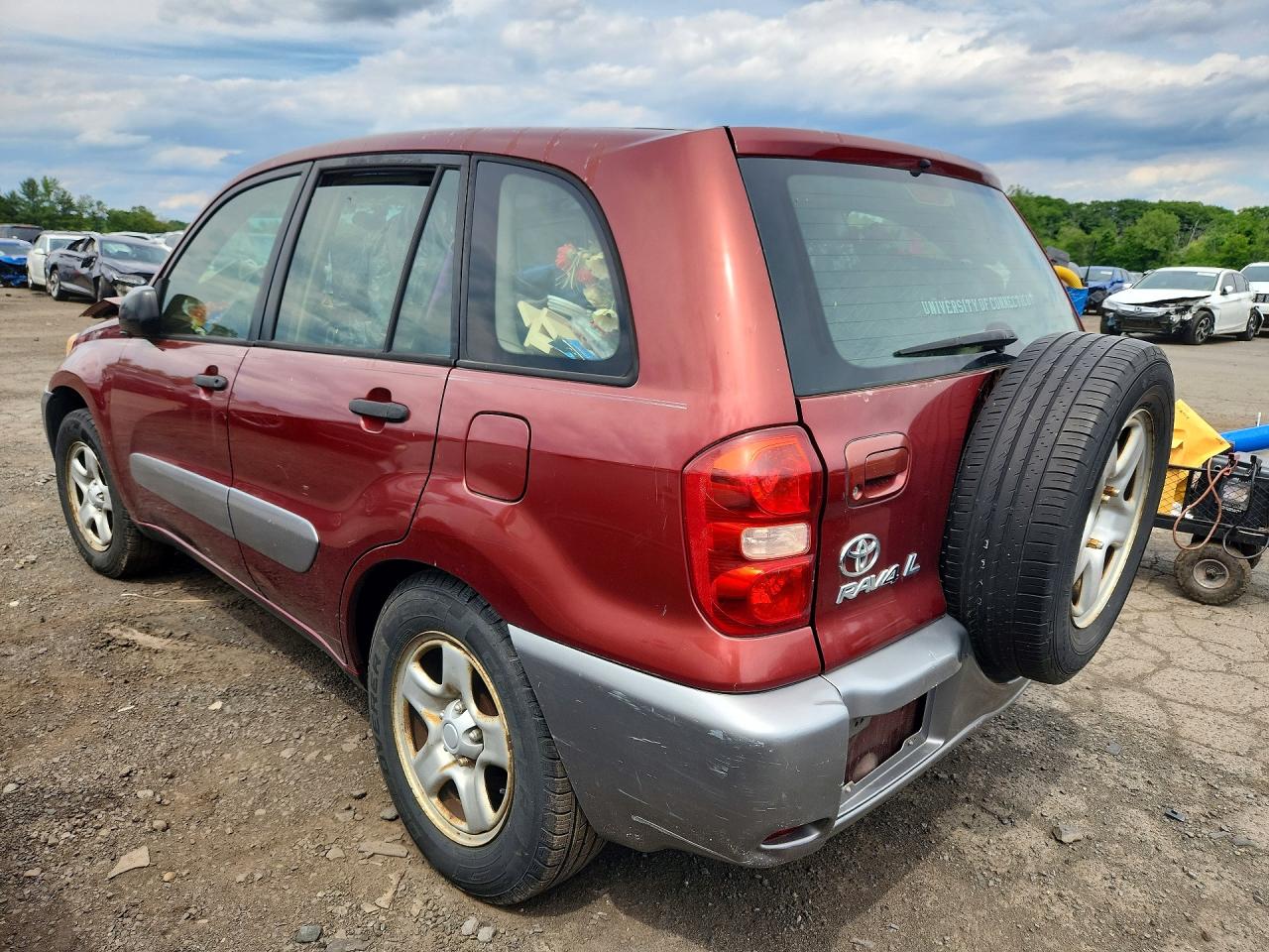 2005 Toyota Rav4 Base Burgundy vin: JTEHD20V550071082