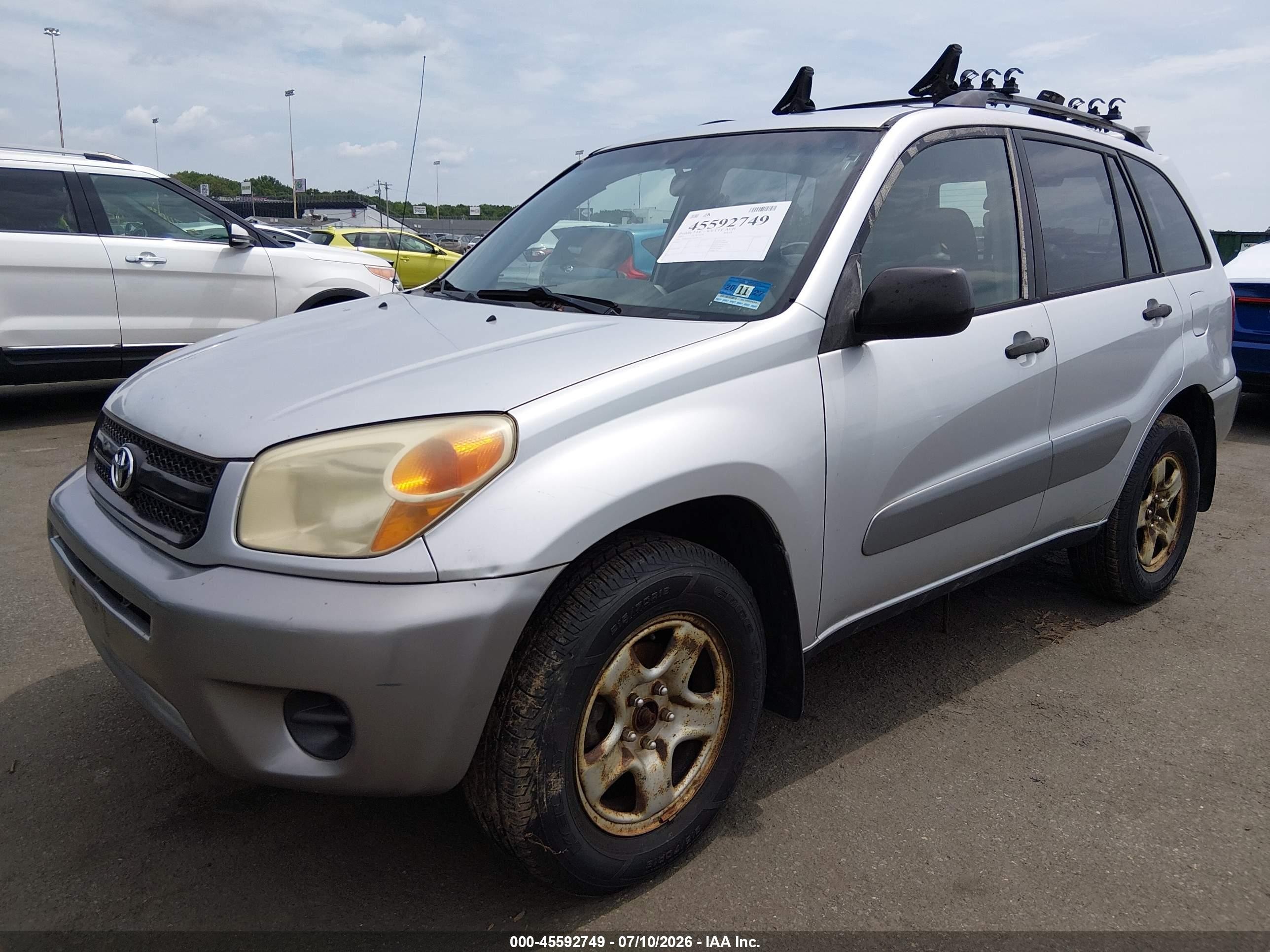 2005 Toyota Rav4   Silver vin: JTEHD20V550074354