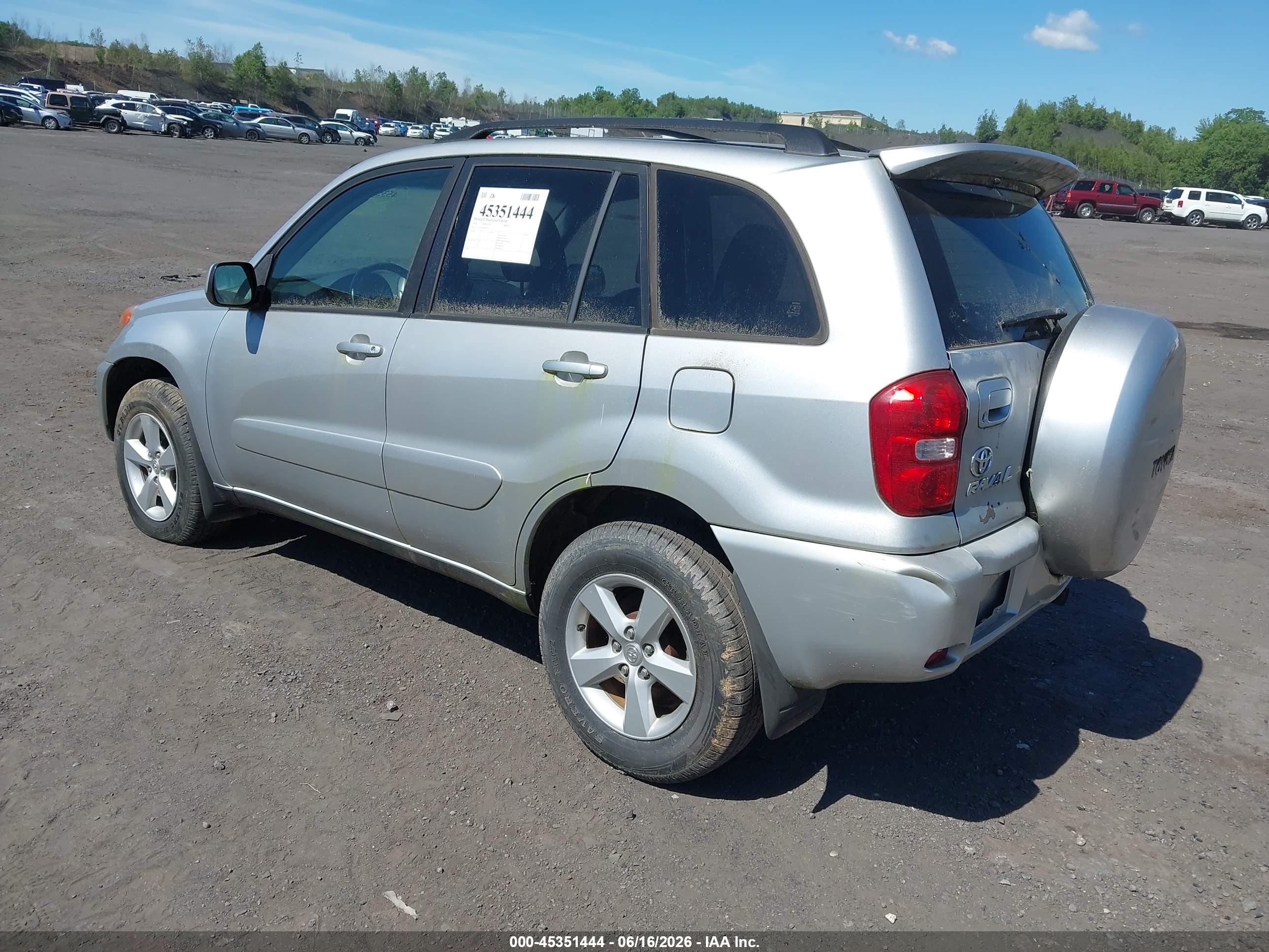 2004 Toyota Rav4   Silver vin: JTEHD20V640020673