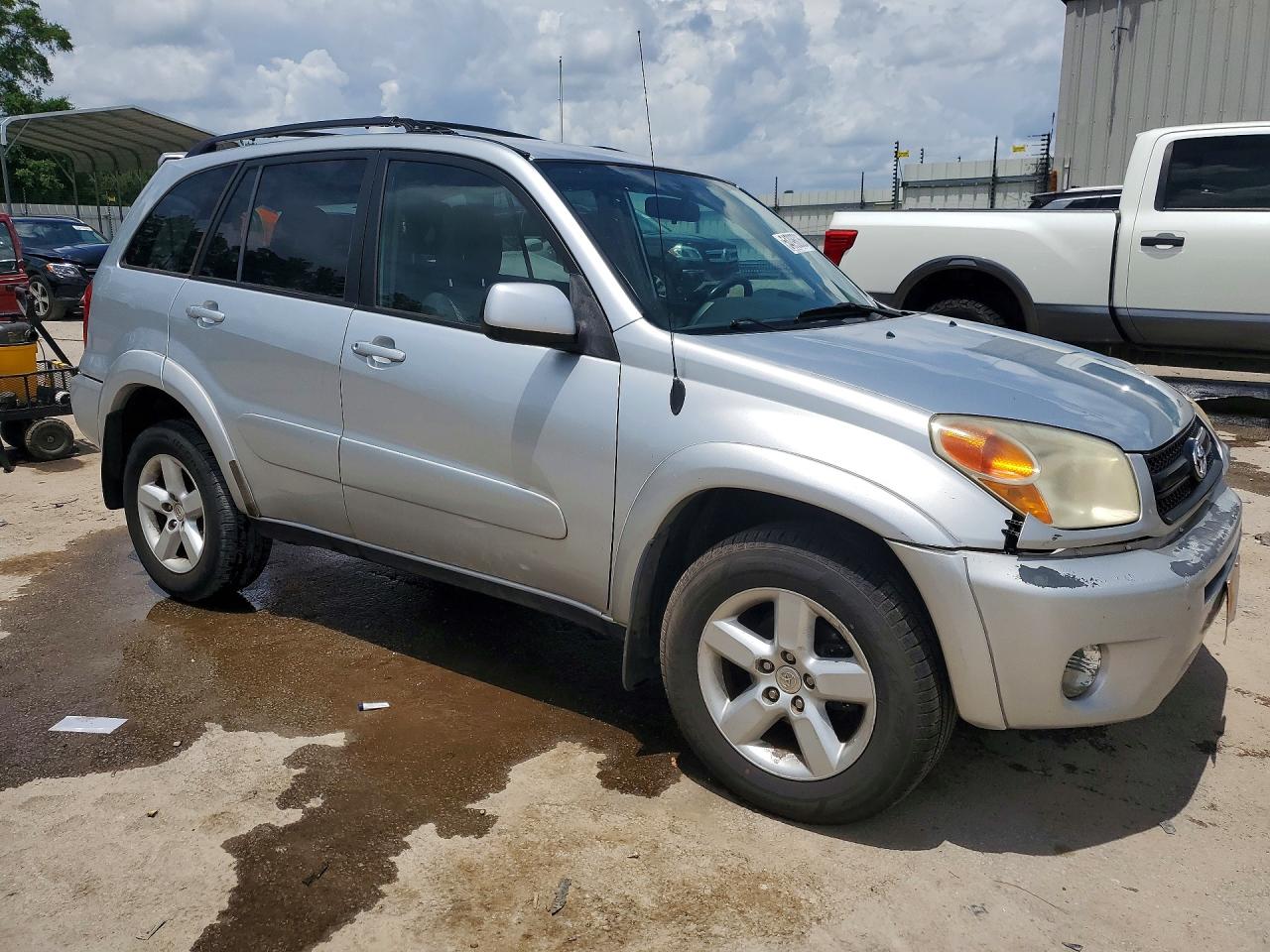 2004 Toyota Rav4 Base Silver vin: JTEHD20V640027378
