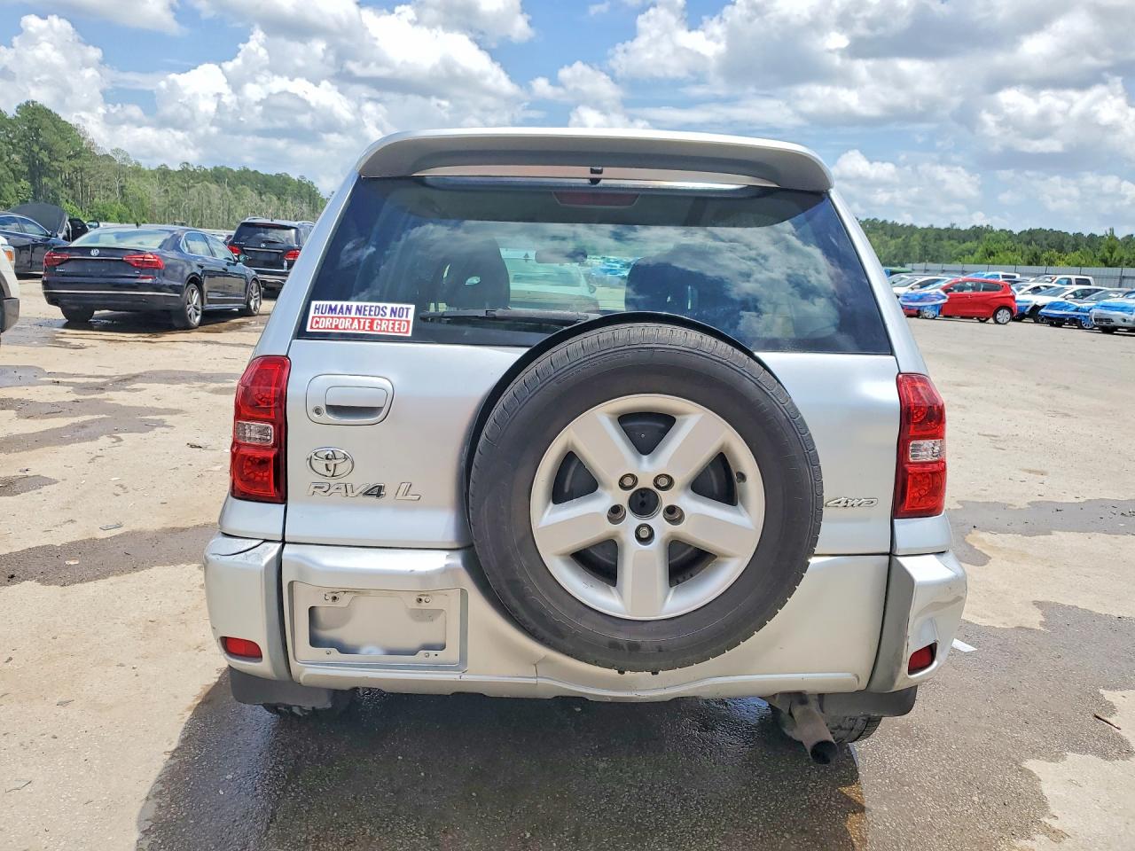 2004 Toyota Rav4 Base Silver vin: JTEHD20V640027378