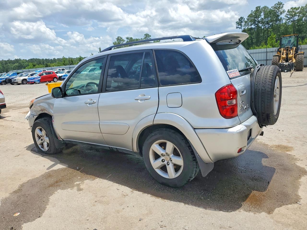 2004 Toyota Rav4 Base Silver vin: JTEHD20V640027378