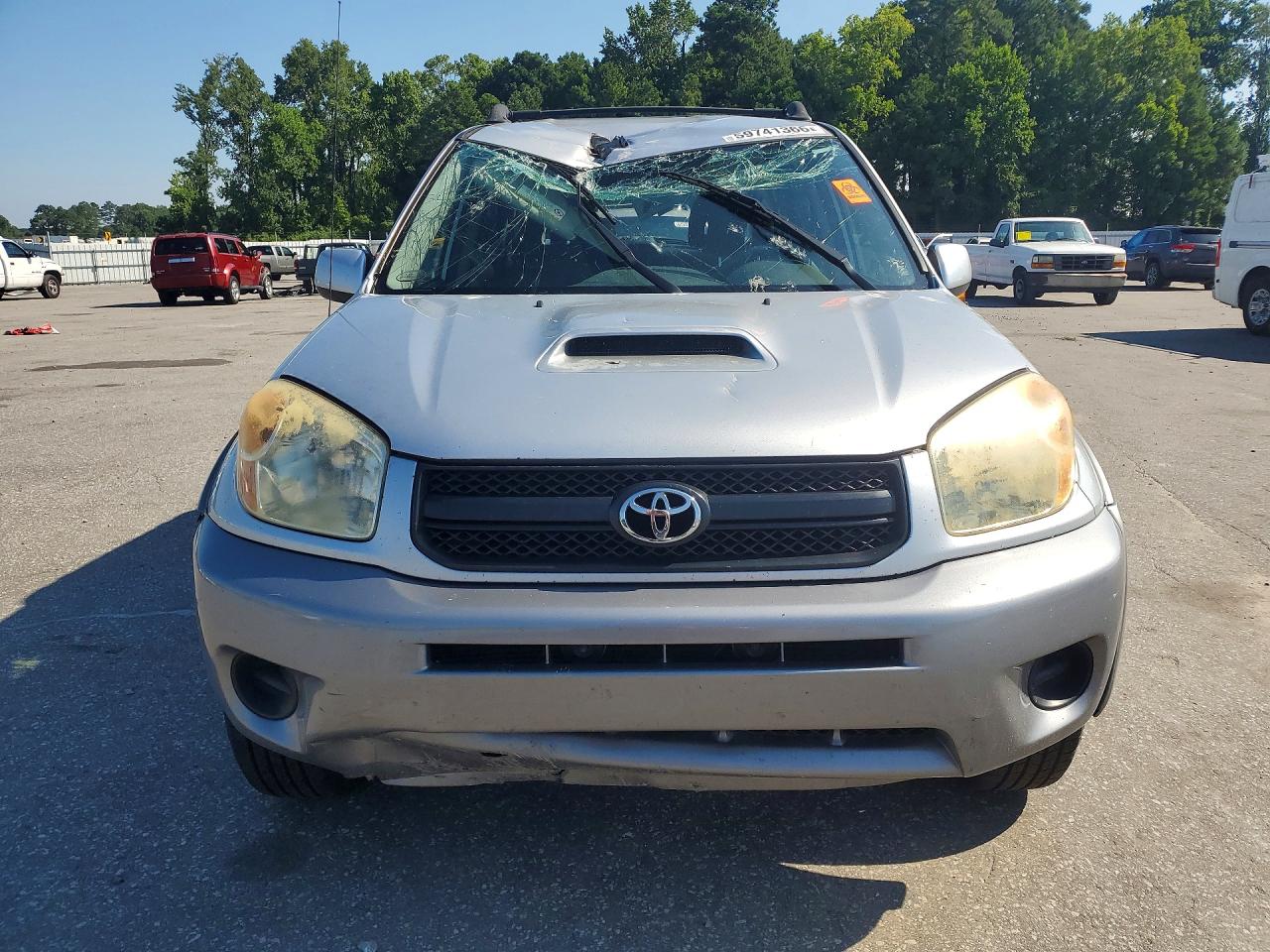 2004 Toyota Rav4 Base Silver vin: JTEHD20V646022162