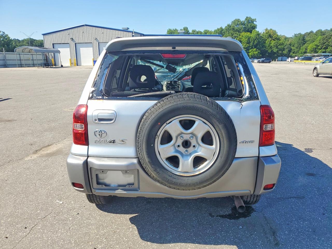 2004 Toyota Rav4 Base Silver vin: JTEHD20V646022162