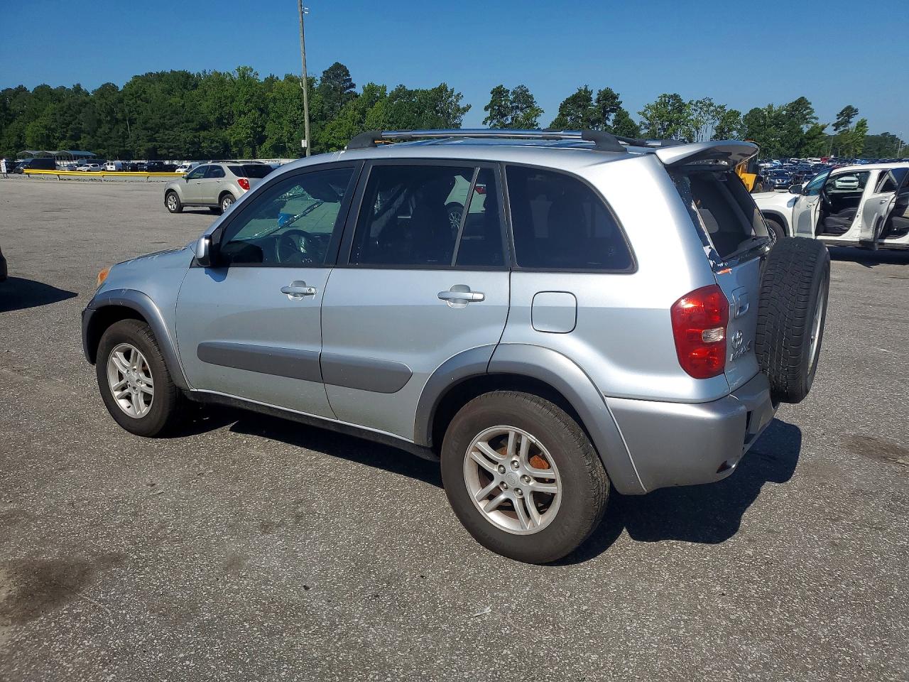 2004 Toyota Rav4 Base Silver vin: JTEHD20V646022162