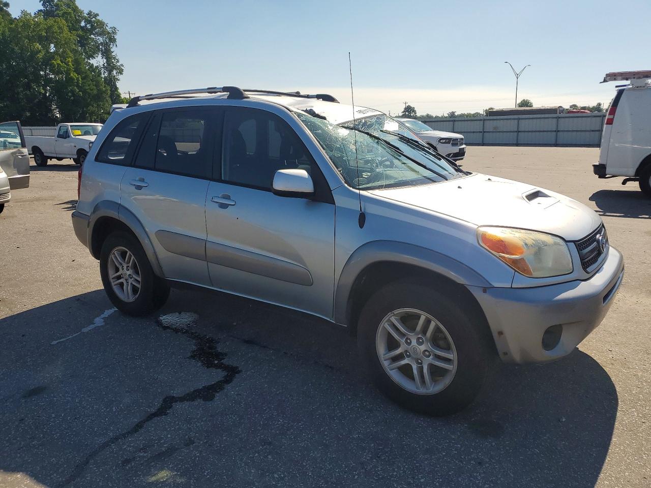 2004 Toyota Rav4 Base Silver vin: JTEHD20V646022162