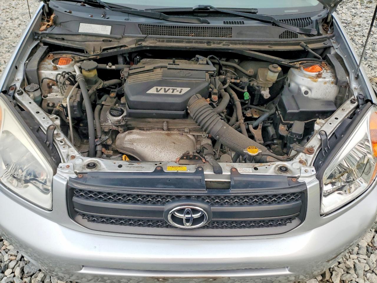 2005 Toyota Rav4 Base Silver vin: JTEHD20V650052783