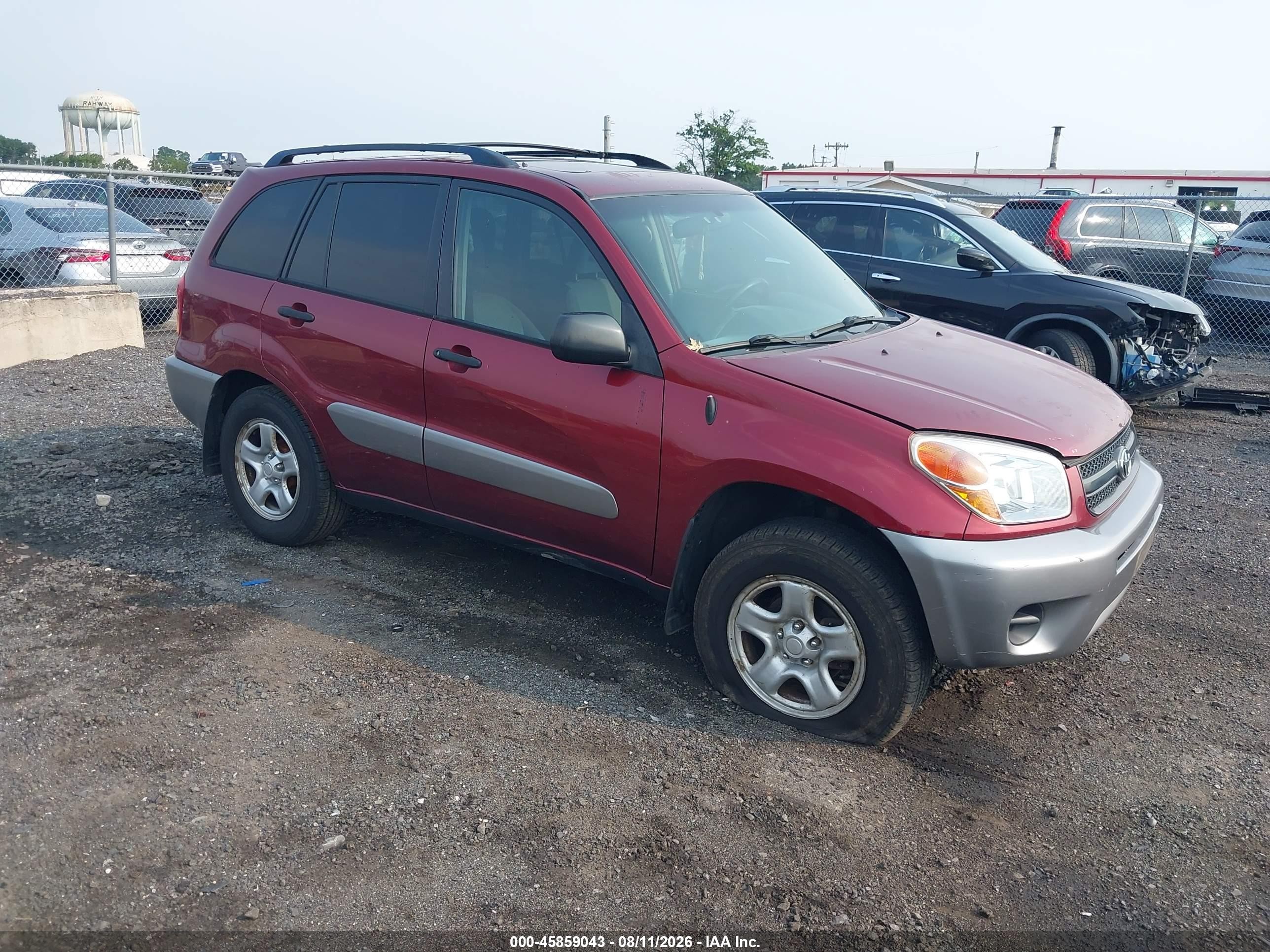 2005 Toyota Rav4 Red vin: JTEHD20V650065582