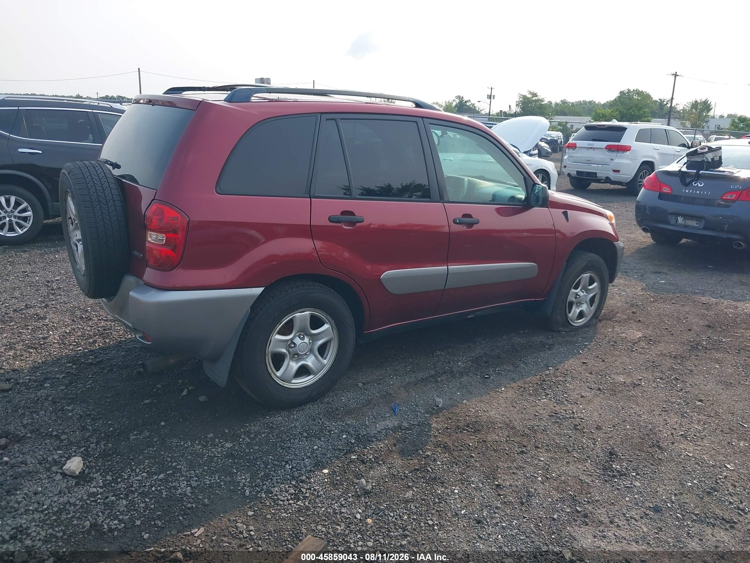 2005 Toyota Rav4 Red vin: JTEHD20V650065582