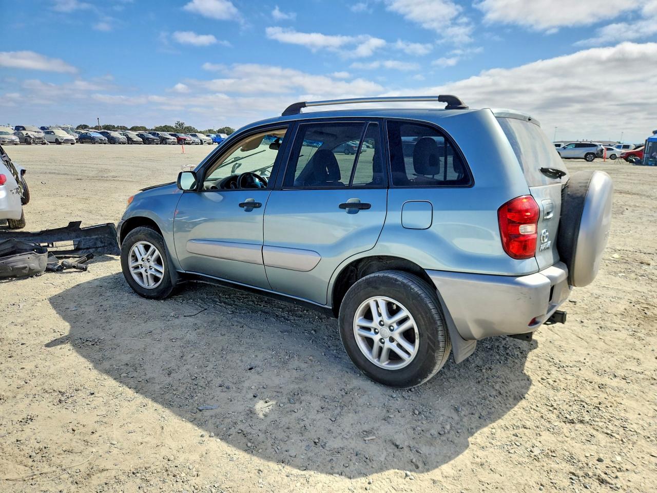 2005 Toyota Rav4 Base Silver vin: JTEHD20V650070572