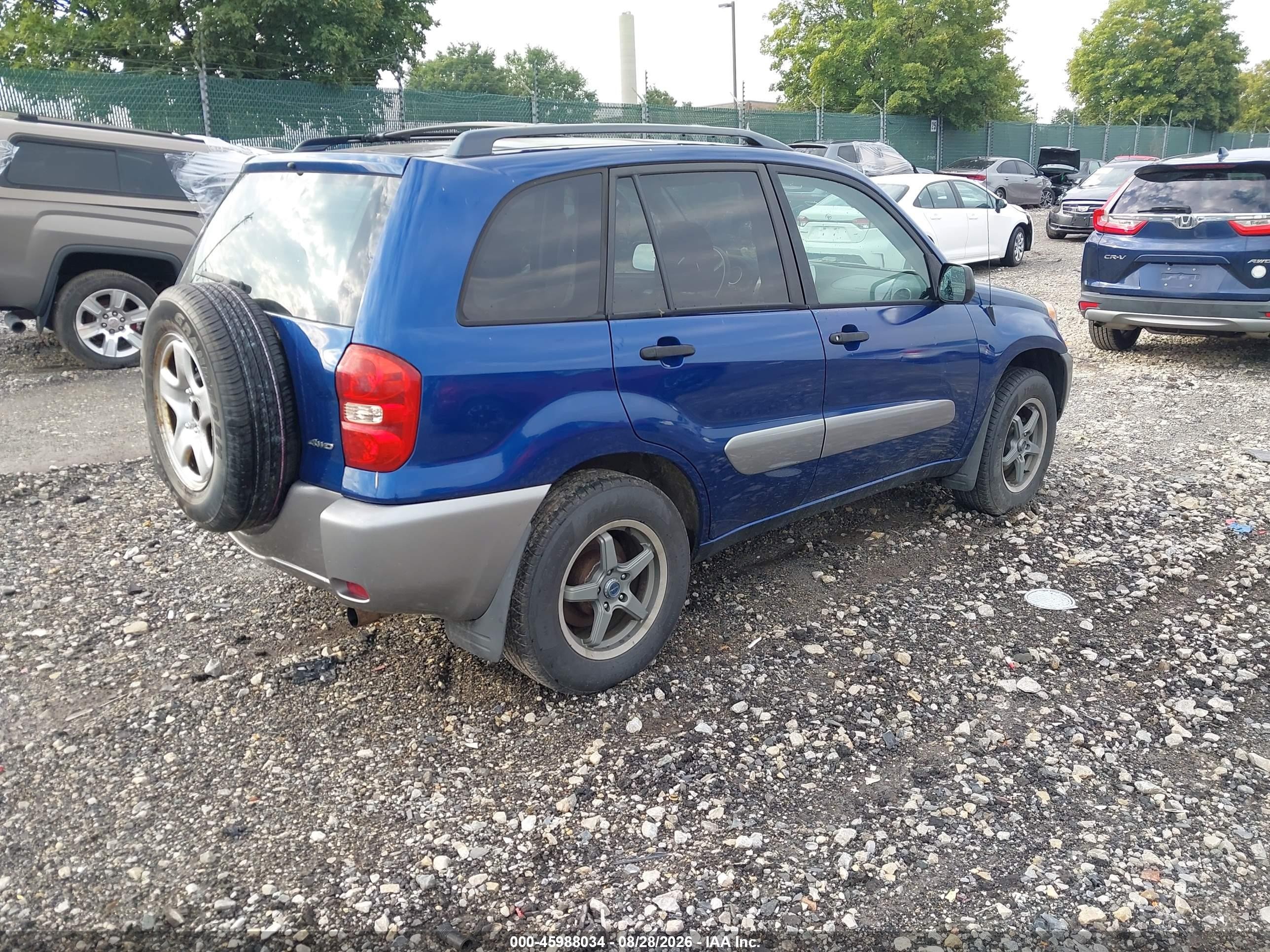 2005 Toyota Rav4   Blue vin: JTEHD20V656029162