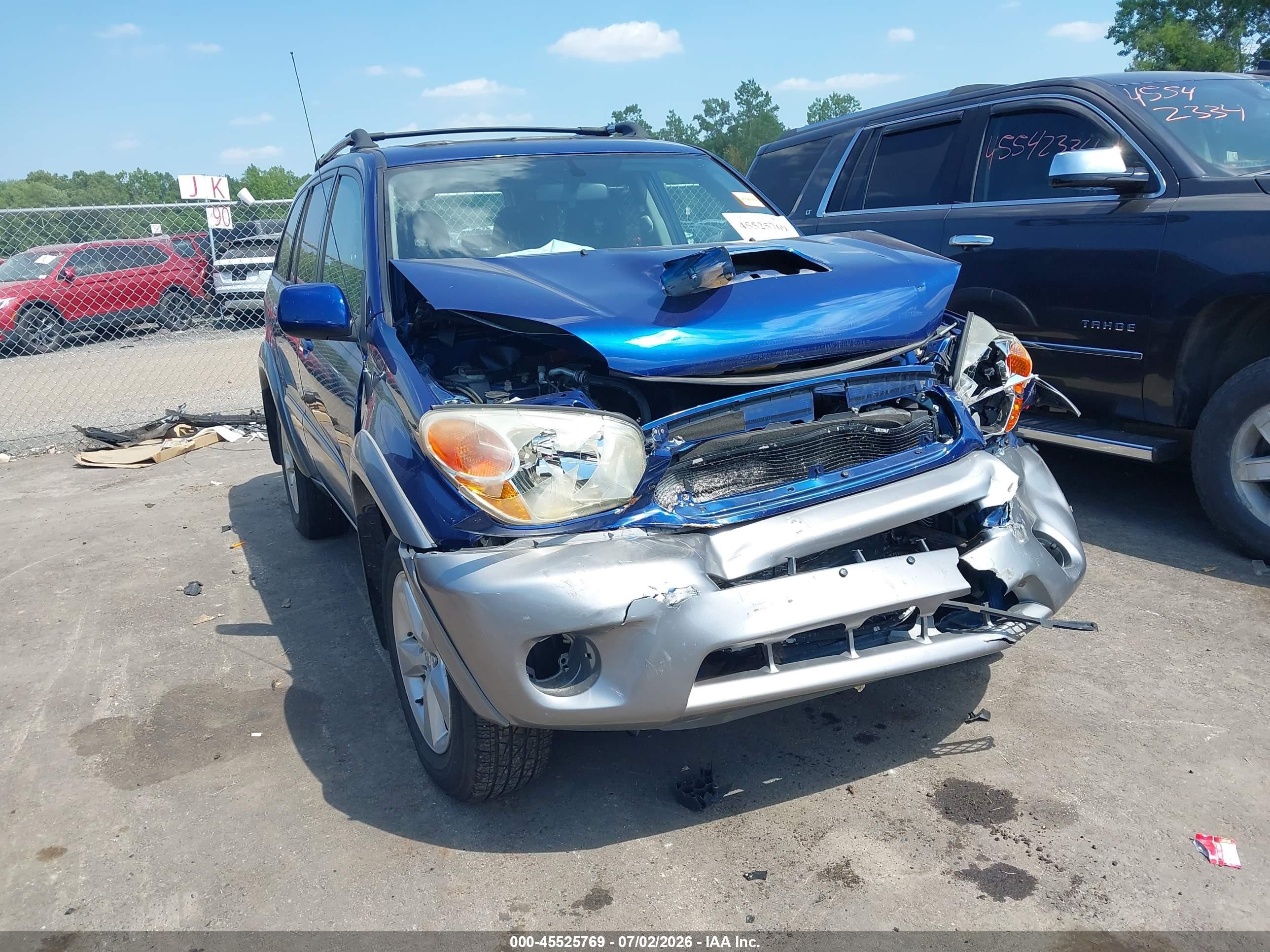 2005 Toyota Rav4 Синий vin: JTEHD20V656037701
