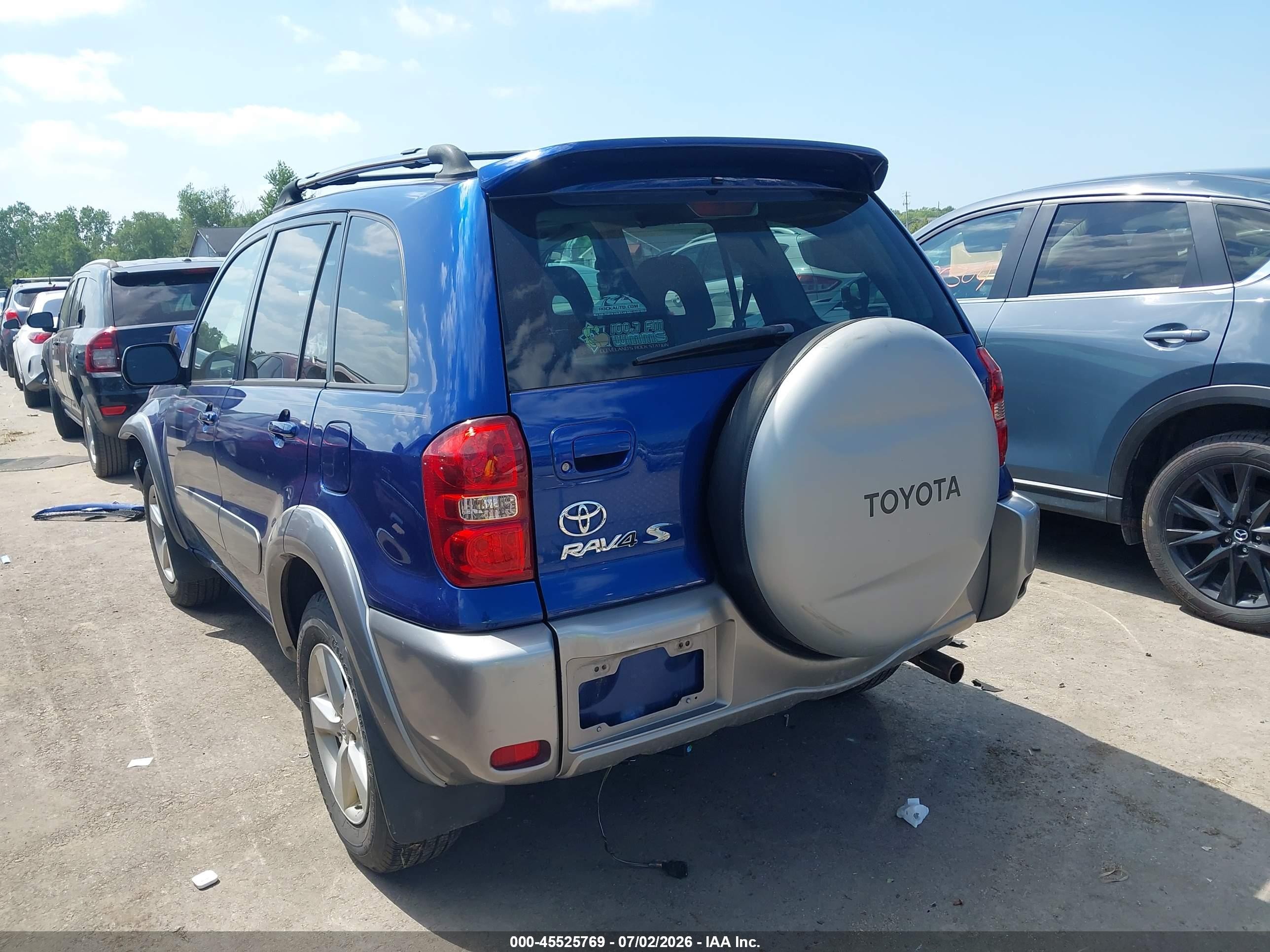 2005 Toyota Rav4 Синий vin: JTEHD20V656037701