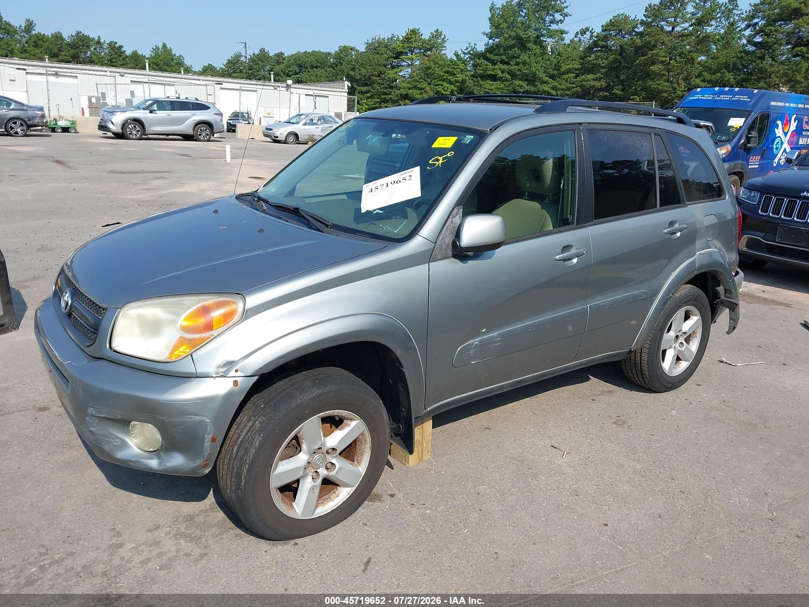 2005 Toyota Rav4   Gray vin: JTEHD20V750042568