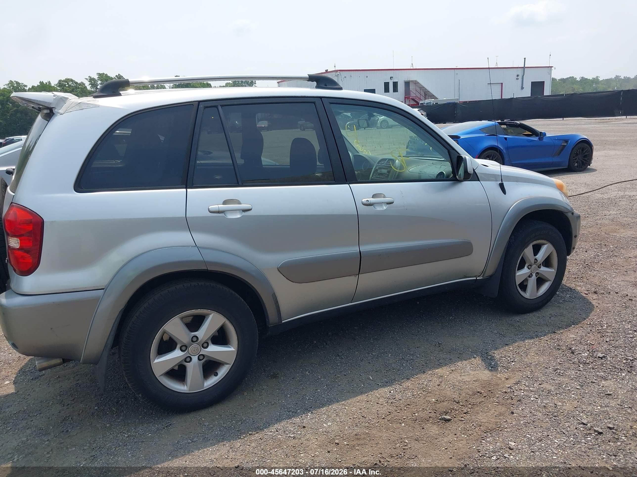 2005 Toyota Rav4 Silver vin: JTEHD20V750048161