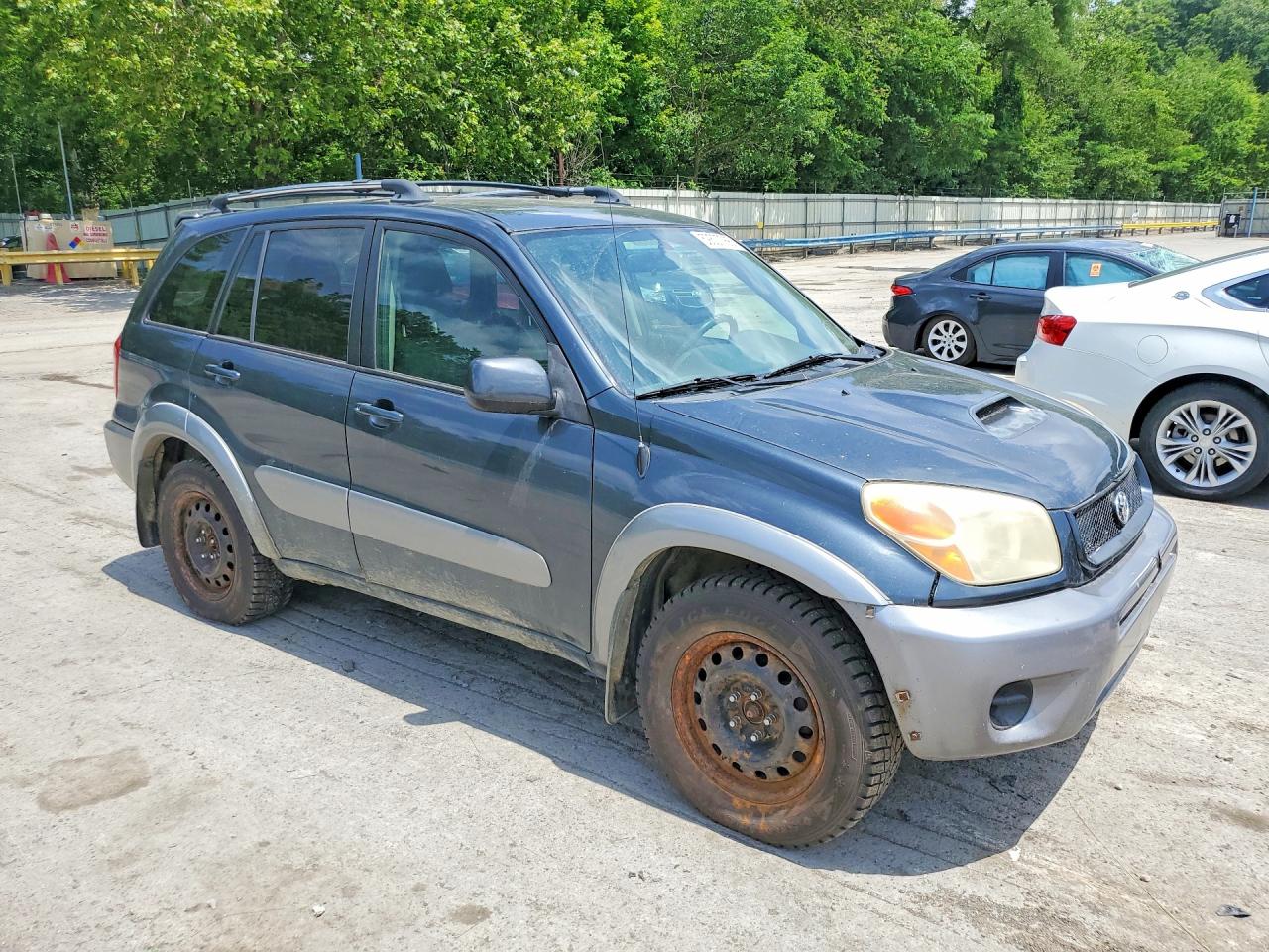 2005 Toyota Rav4 Base Gray vin: JTEHD20V750052520