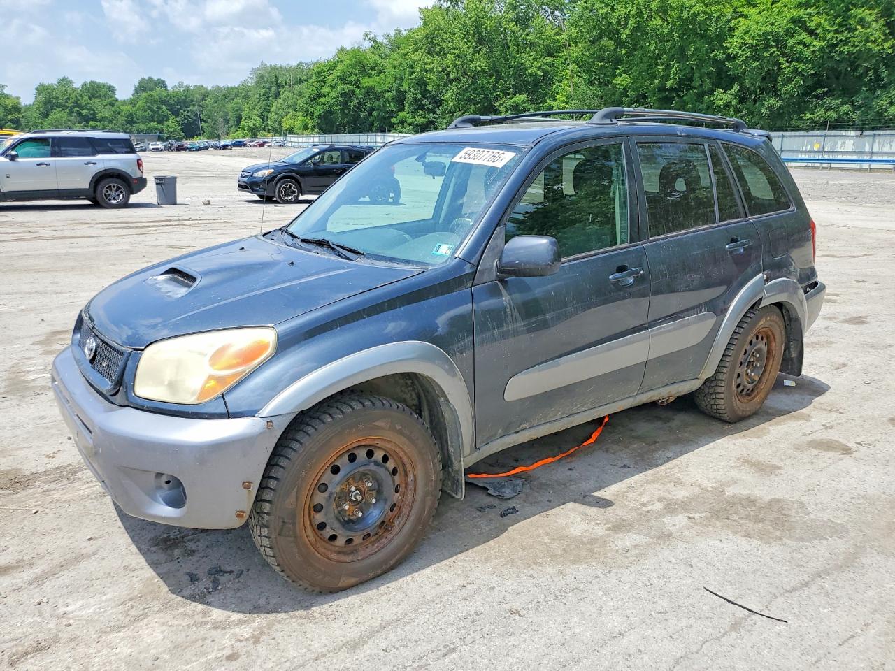2005 Toyota Rav4 Base Gray vin: JTEHD20V750052520