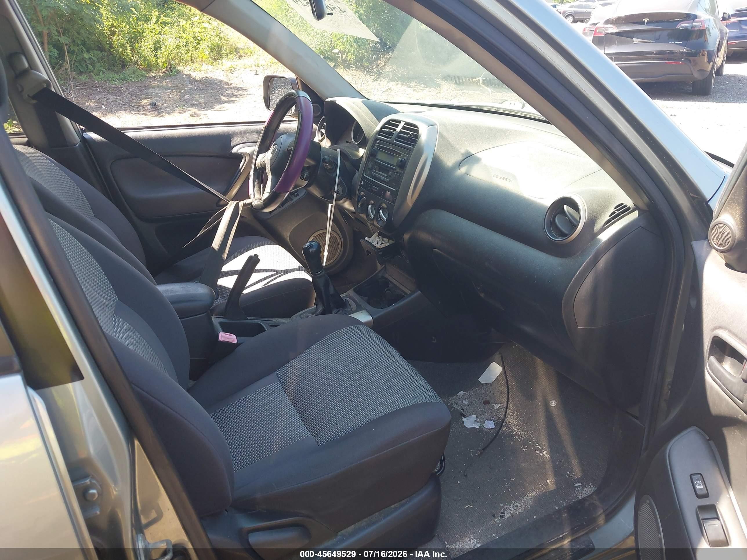 2005 Toyota Rav4 Blue vin: JTEHD20V750069527