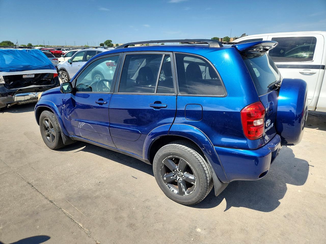 2005 Toyota Rav4 Base Blue vin: JTEHD20V756034340