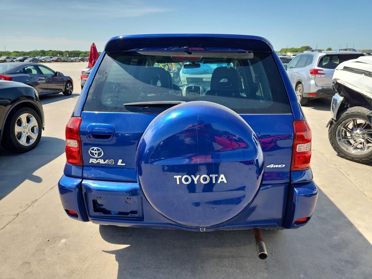 2005 Toyota Rav4 Base Blue vin: JTEHD20V756034340
