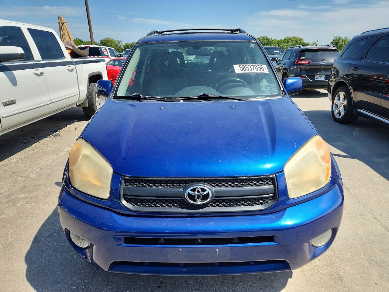 2005 Toyota Rav4 Base Blue vin: JTEHD20V756034340