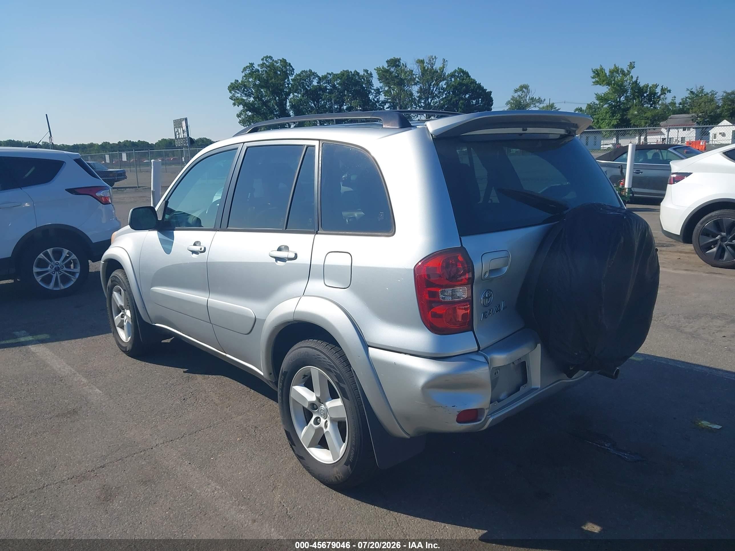 2005 Toyota Rav4   Серебряный vin: JTEHD20V756034872