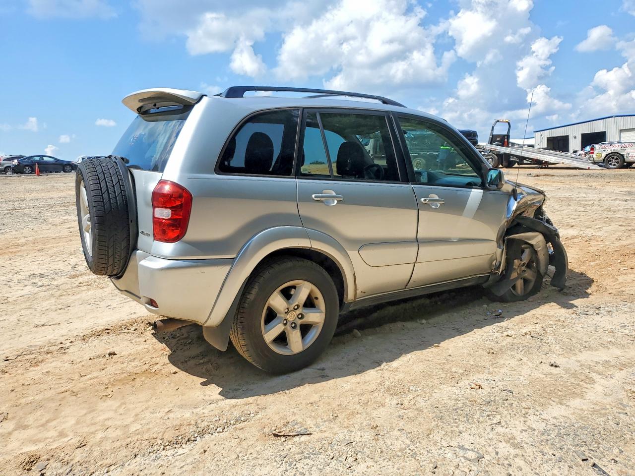 2004 Toyota Rav4 Base Silver vin: JTEHD20V840003373