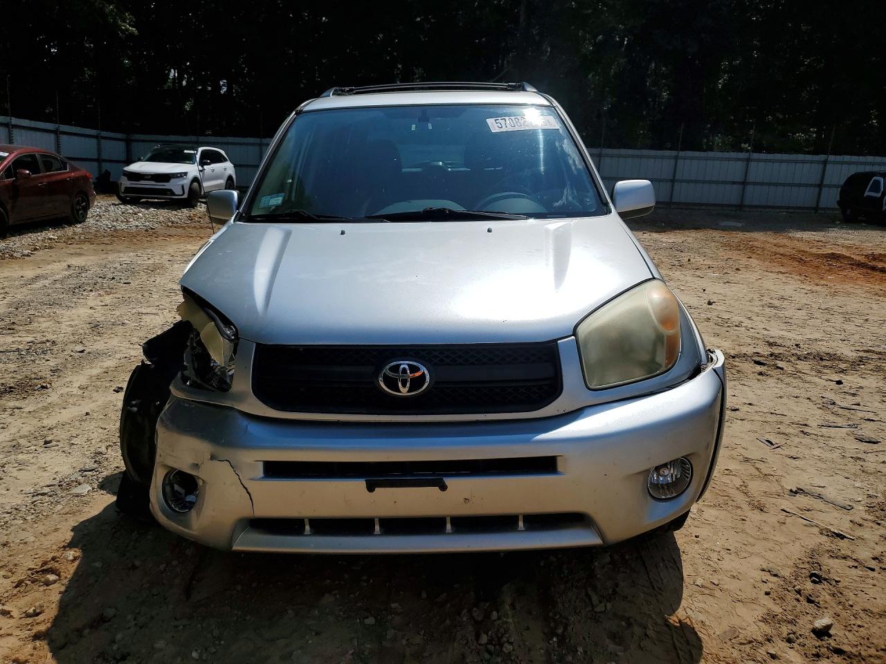 2004 Toyota Rav4 Base Silver vin: JTEHD20V840003373