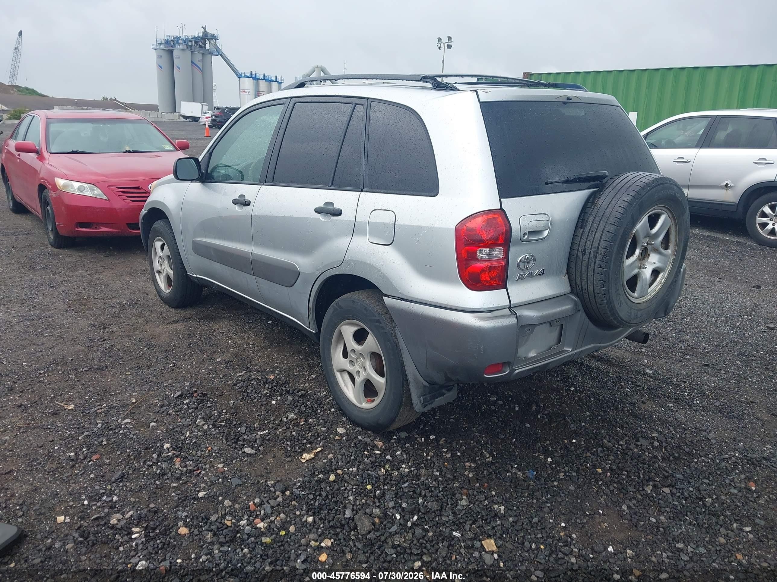 2004 Toyota Rav4   Silver vin: JTEHD20V840024076