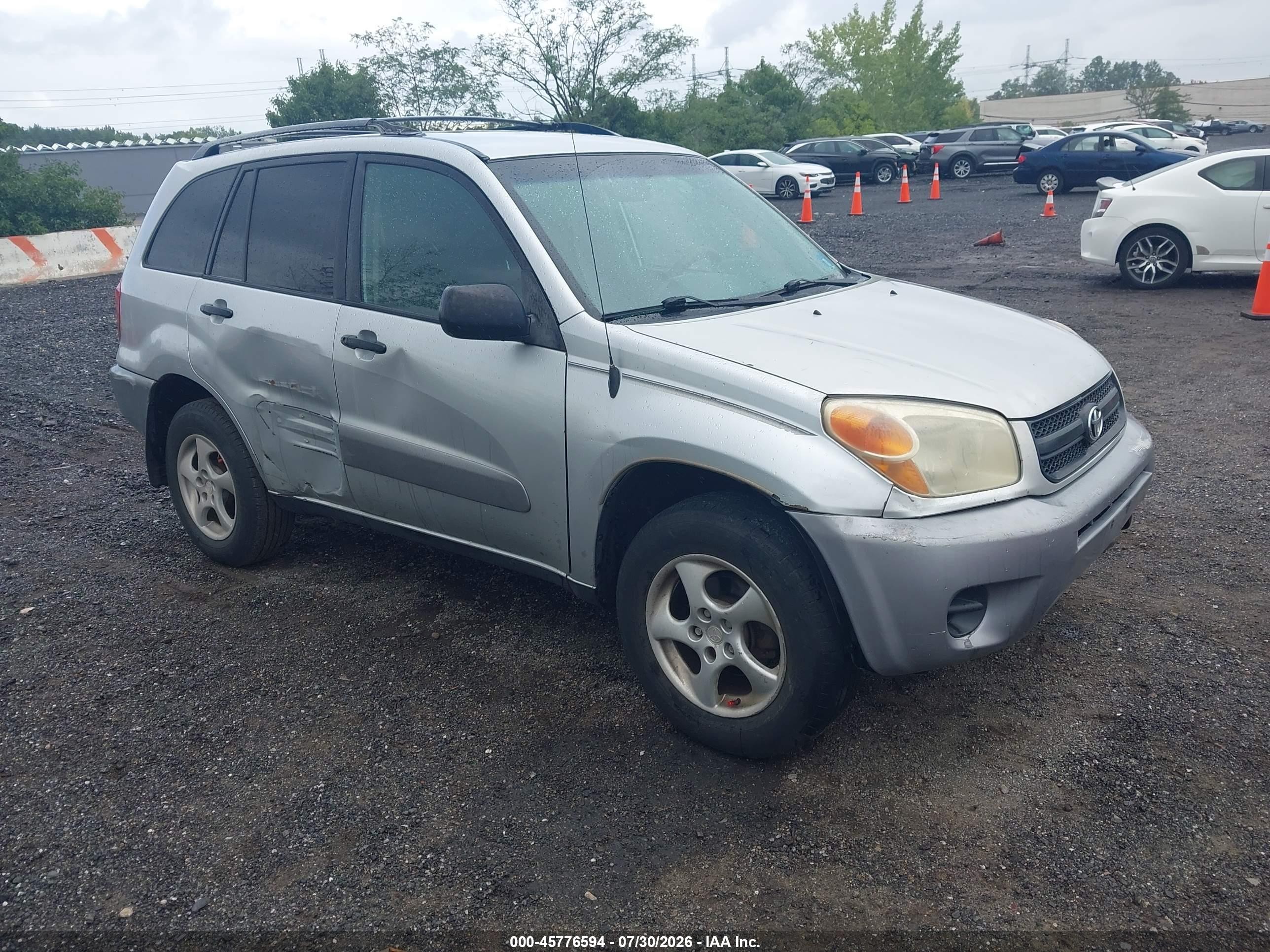 2004 Toyota Rav4   Silver vin: JTEHD20V840024076