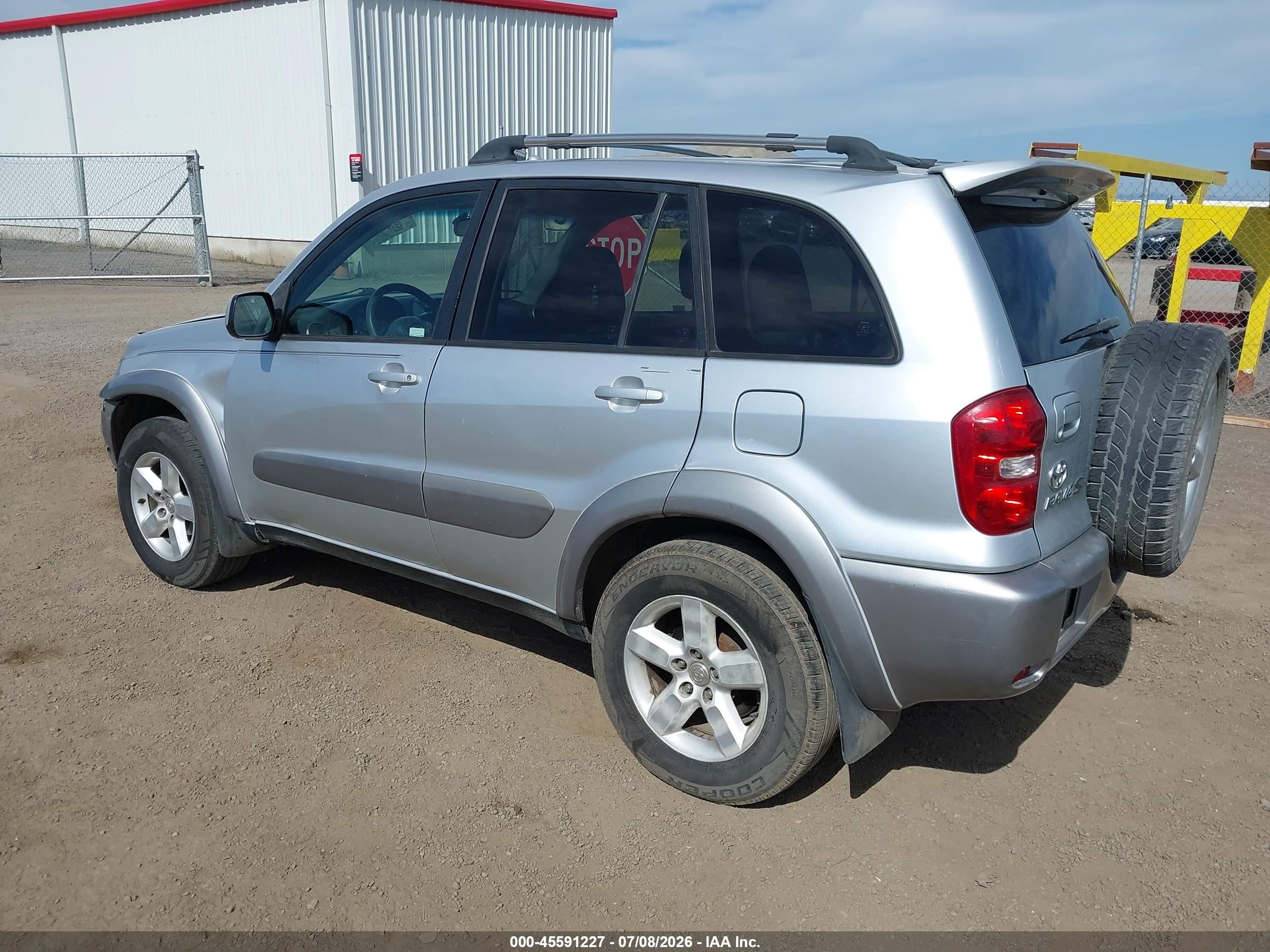 2004 Toyota Rav4 Silver vin: JTEHD20V846002270