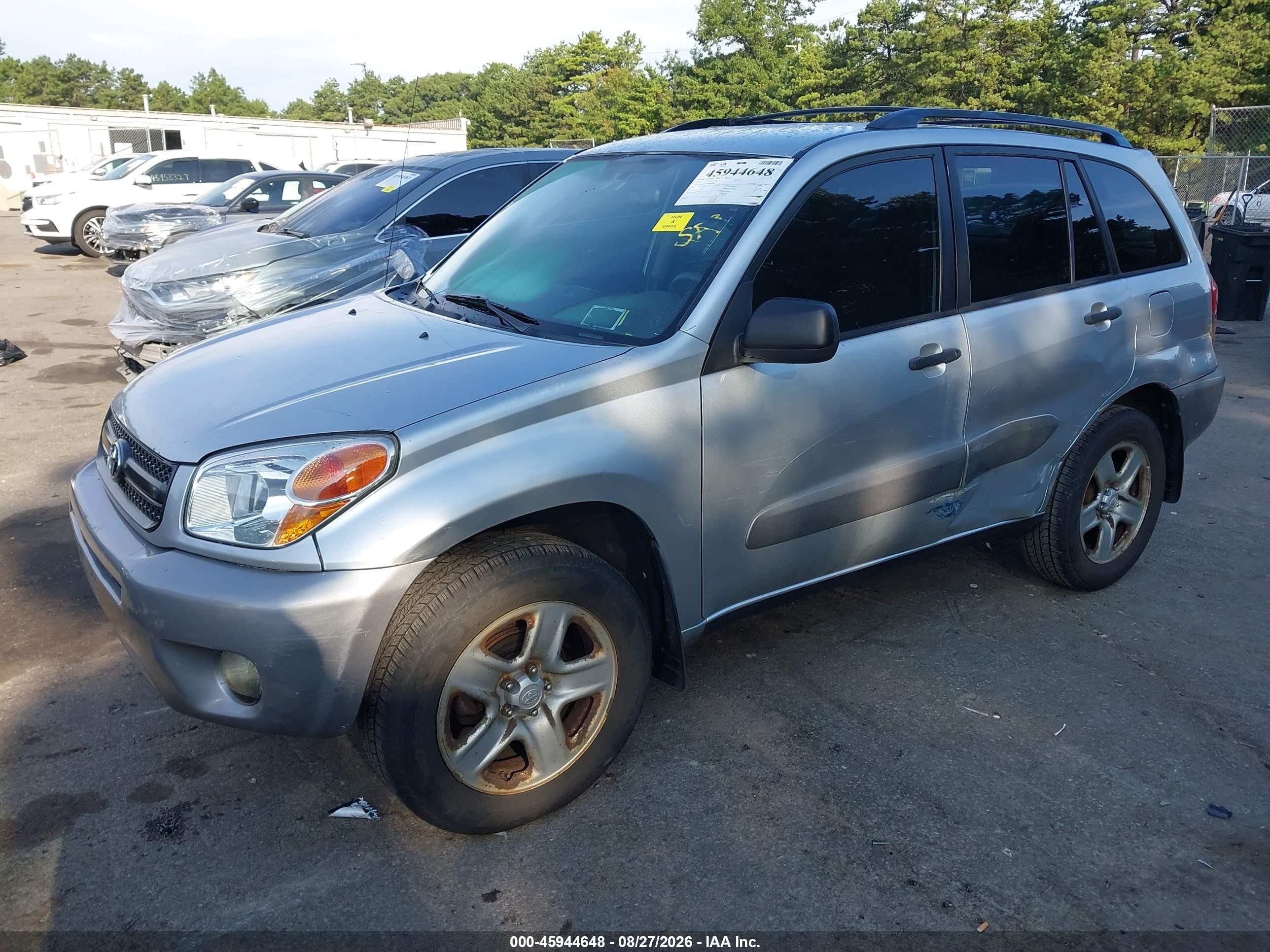 2004 Toyota Rav4   Silver vin: JTEHD20V846009834