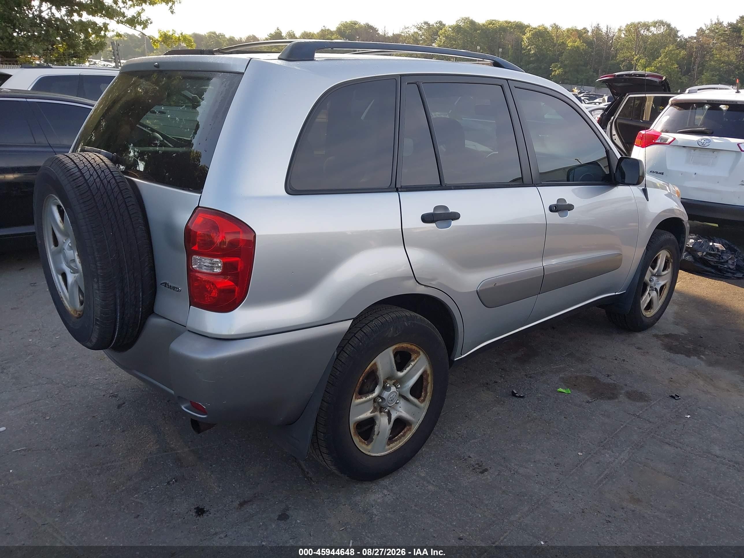 2004 Toyota Rav4   Silver vin: JTEHD20V846009834