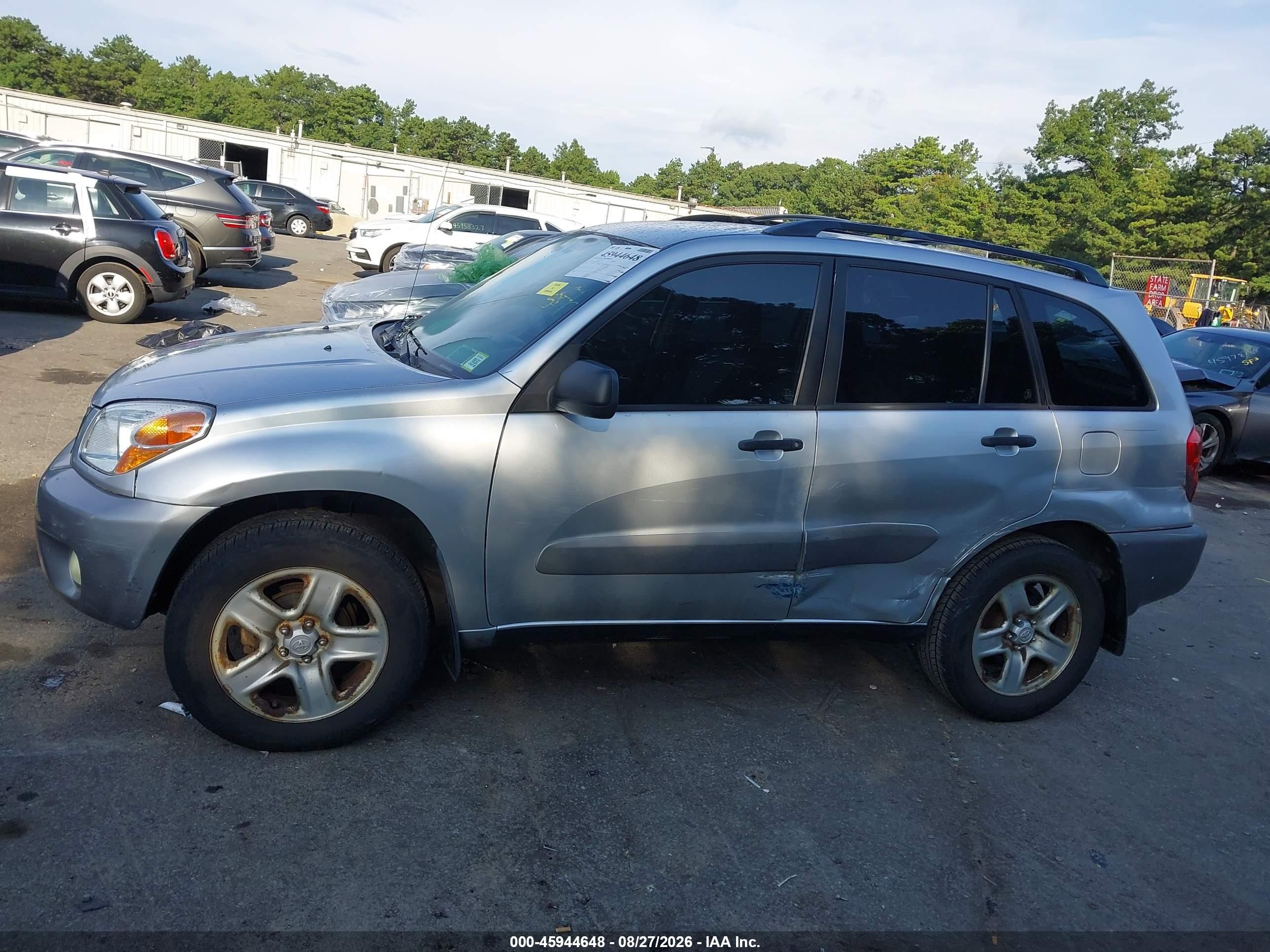 2004 Toyota Rav4   Silver vin: JTEHD20V846009834