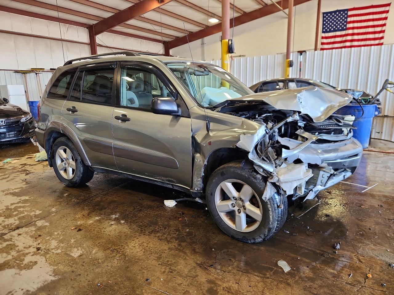 2005 Toyota Rav4 Base Gray vin: JTEHD20V850057533
