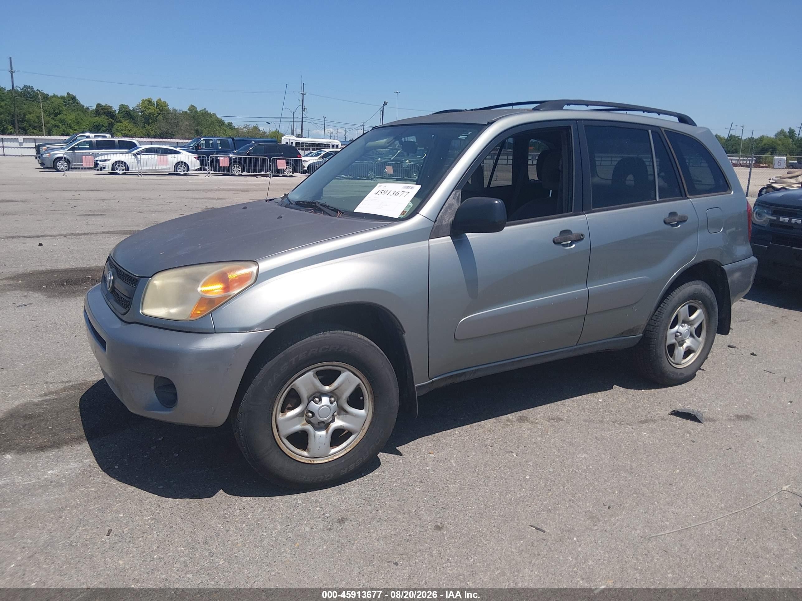 2005 Toyota Rav4   Silver vin: JTEHD20V850064787
