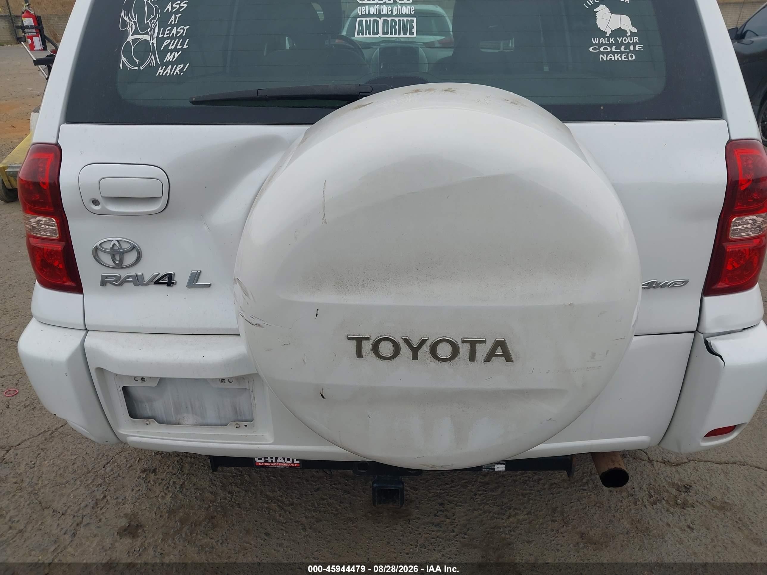 2005 Toyota Rav4   Белый vin: JTEHD20V850069102