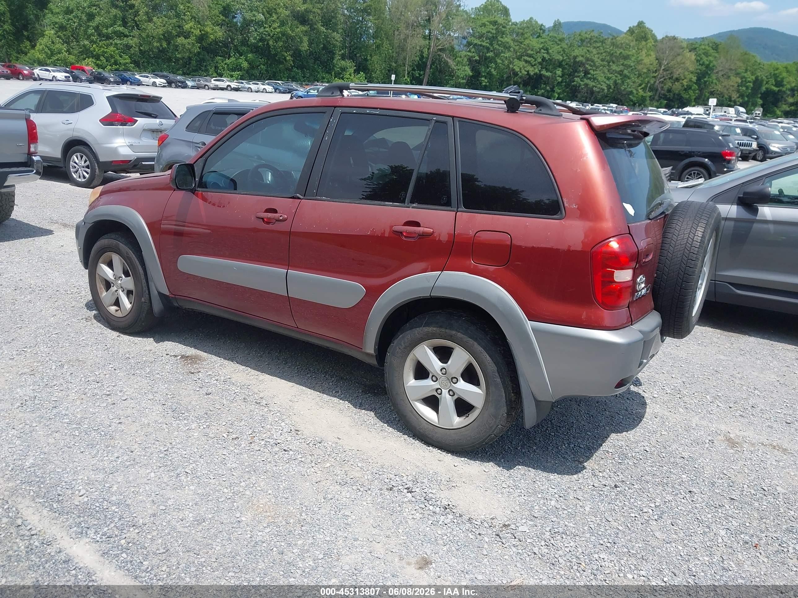2005 Toyota Rav4   Красный vin: JTEHD20V850070749