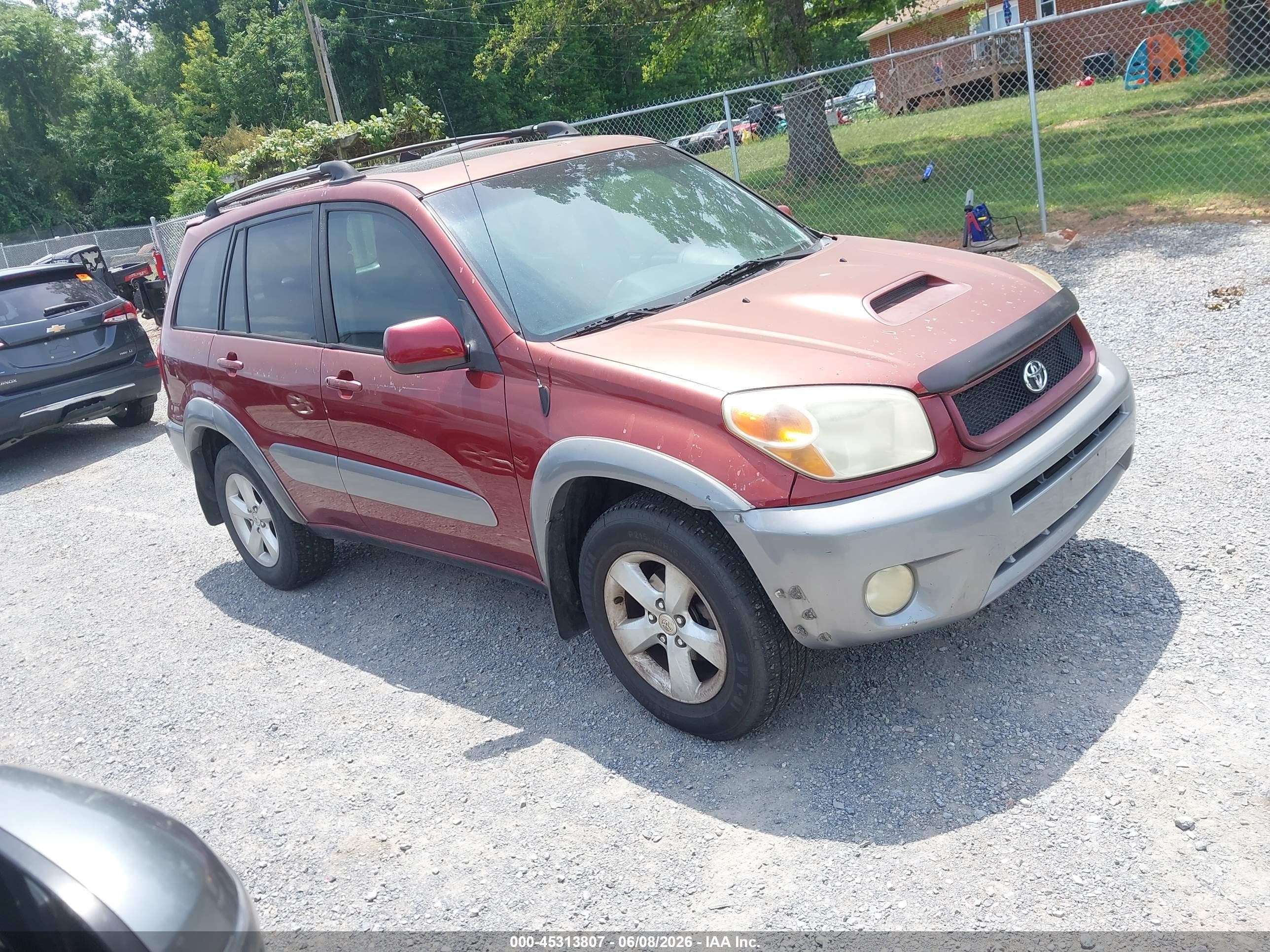 2005 Toyota Rav4   Красный vin: JTEHD20V850070749