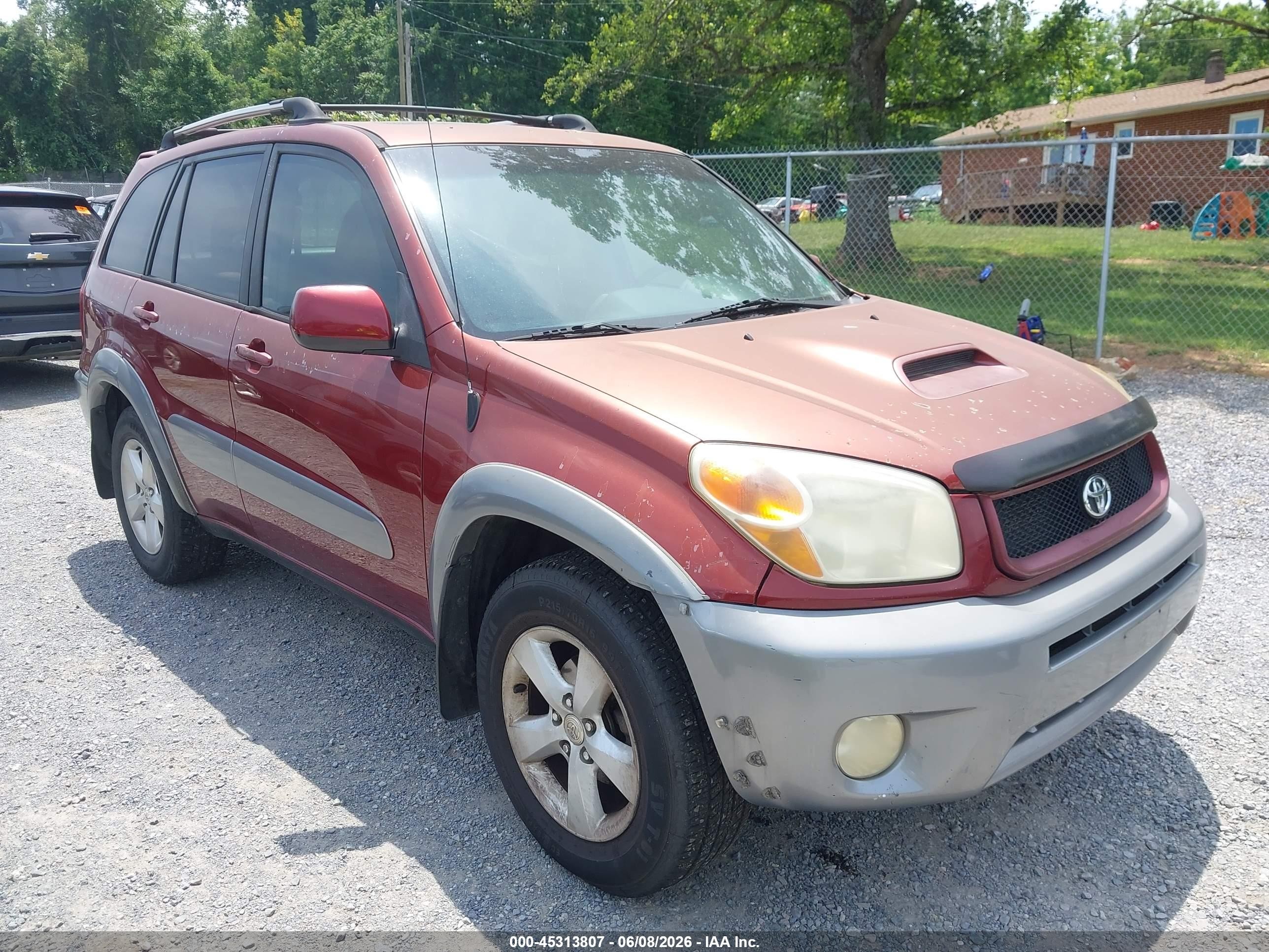 2005 Toyota Rav4   Красный vin: JTEHD20V850070749