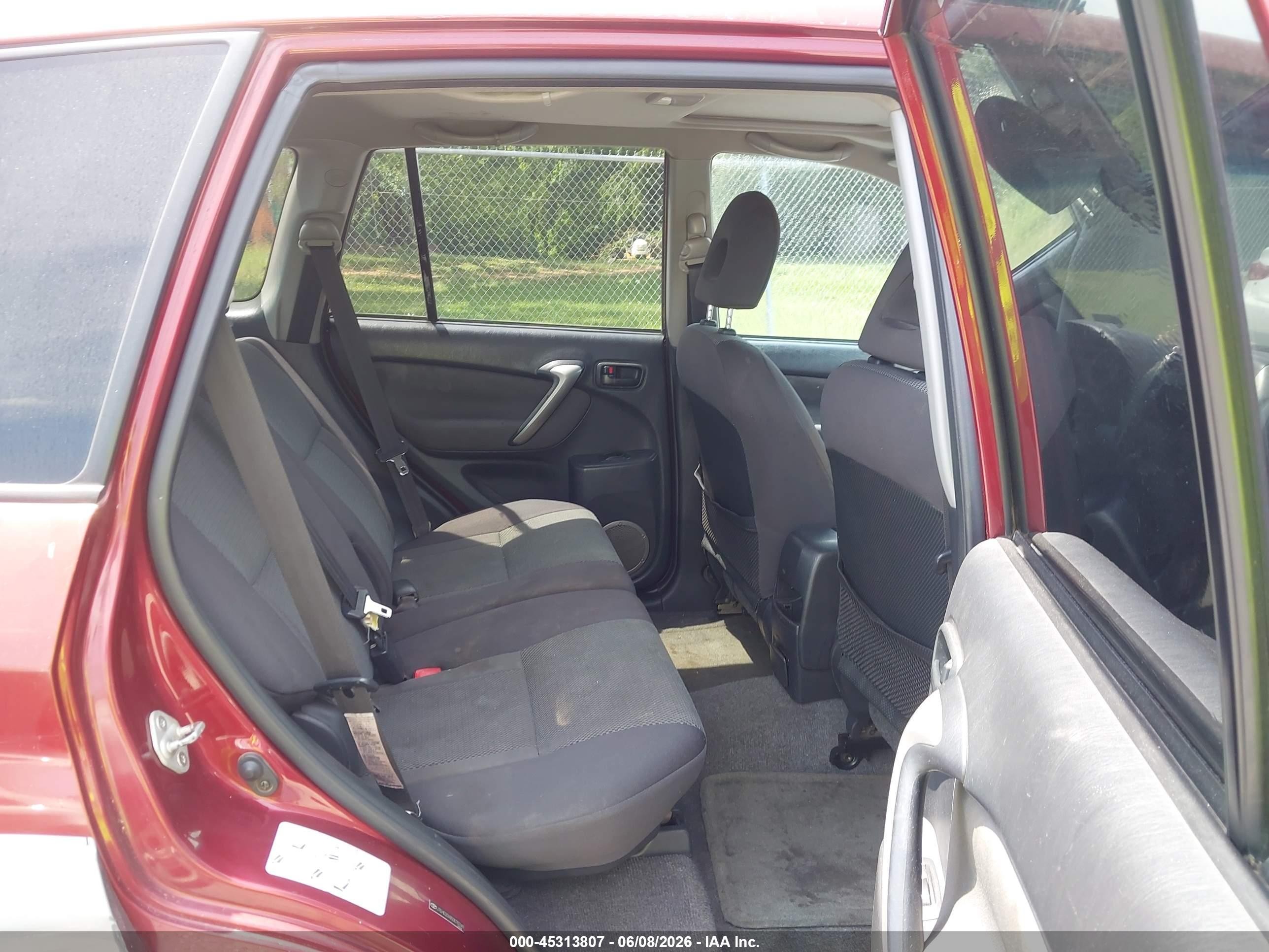 2005 Toyota Rav4   Красный vin: JTEHD20V850070749