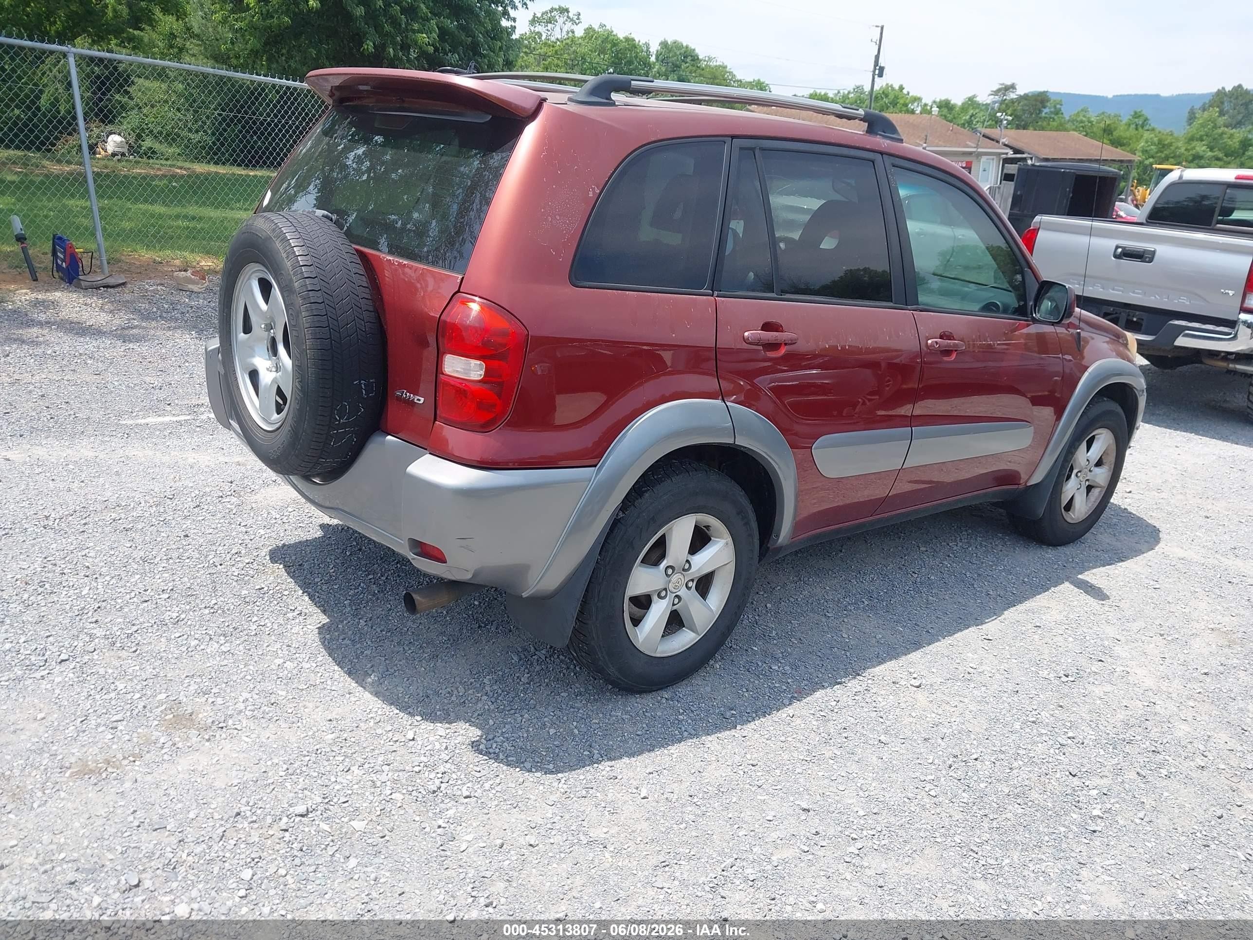 2005 Toyota Rav4   Красный vin: JTEHD20V850070749