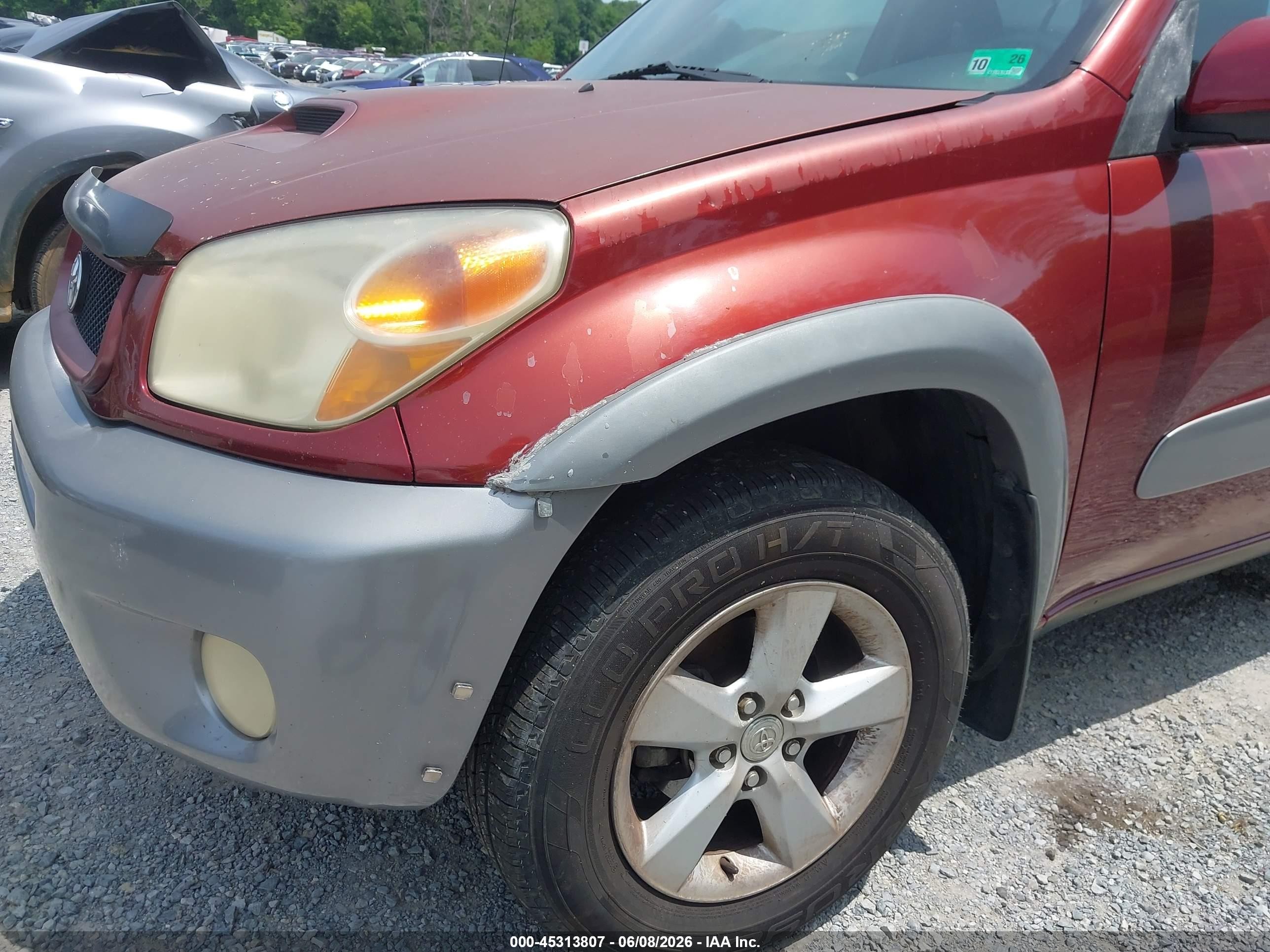 2005 Toyota Rav4   Красный vin: JTEHD20V850070749