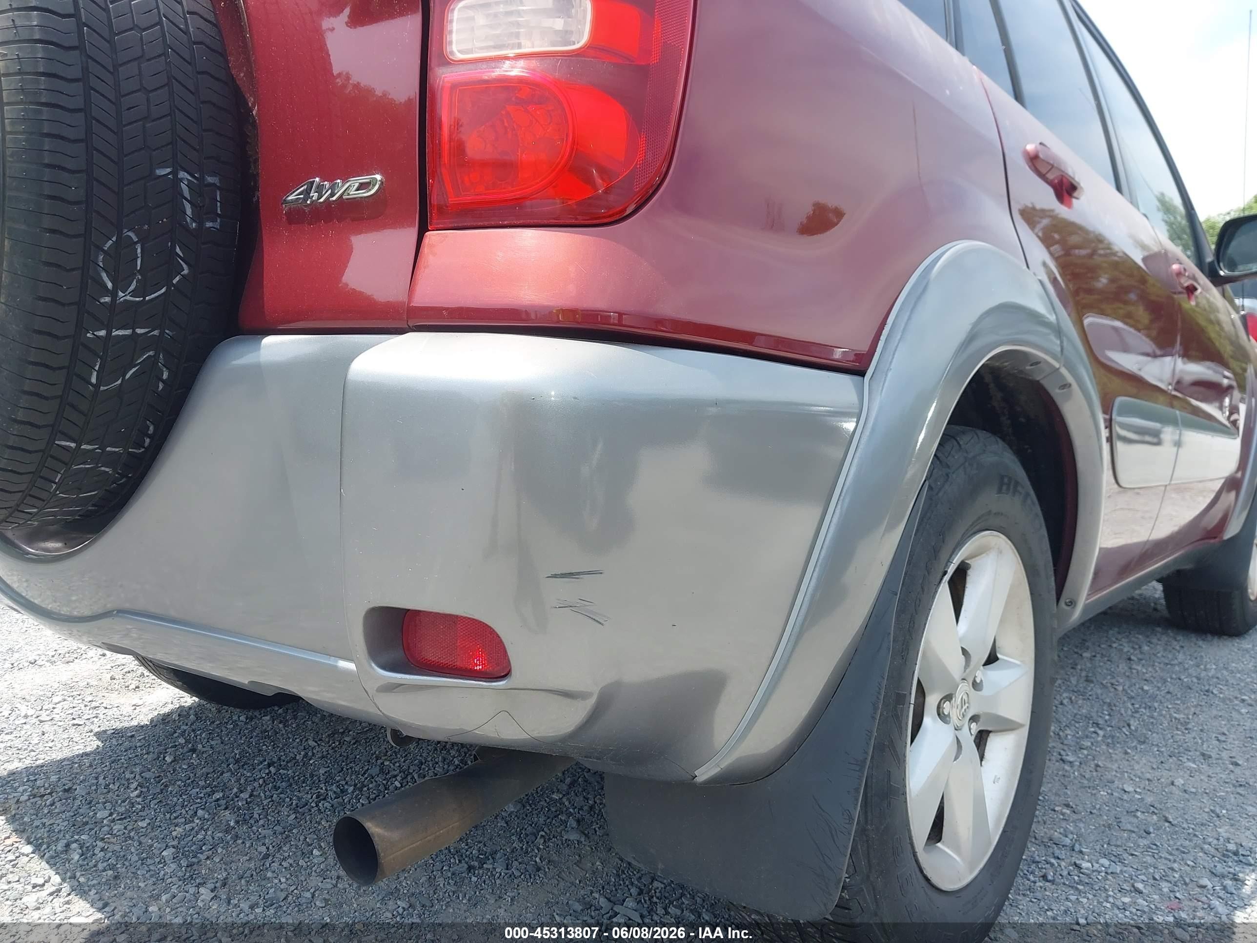 2005 Toyota Rav4   Красный vin: JTEHD20V850070749