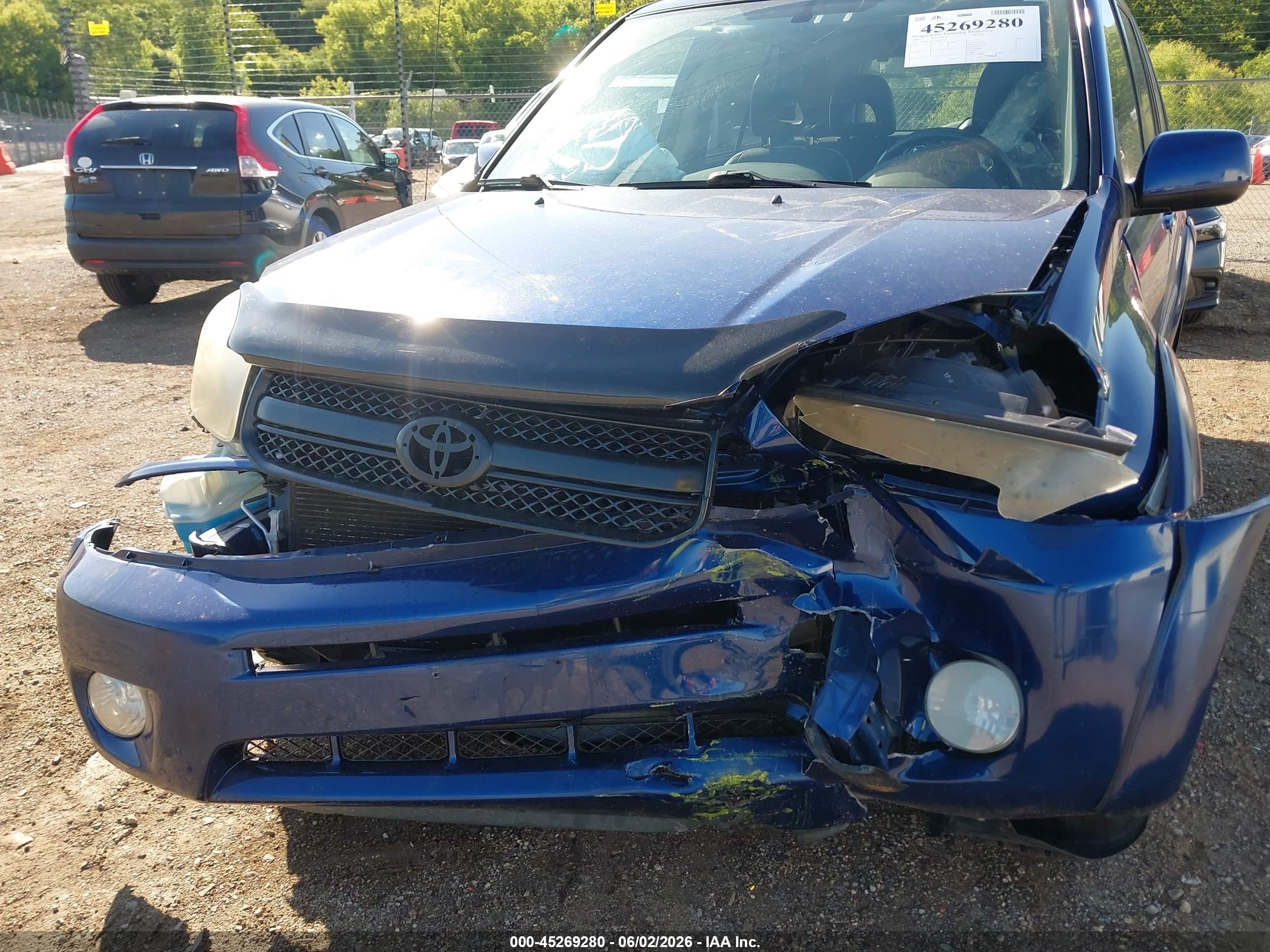 2005 Toyota Rav4   Blue vin: JTEHD20V856042155
