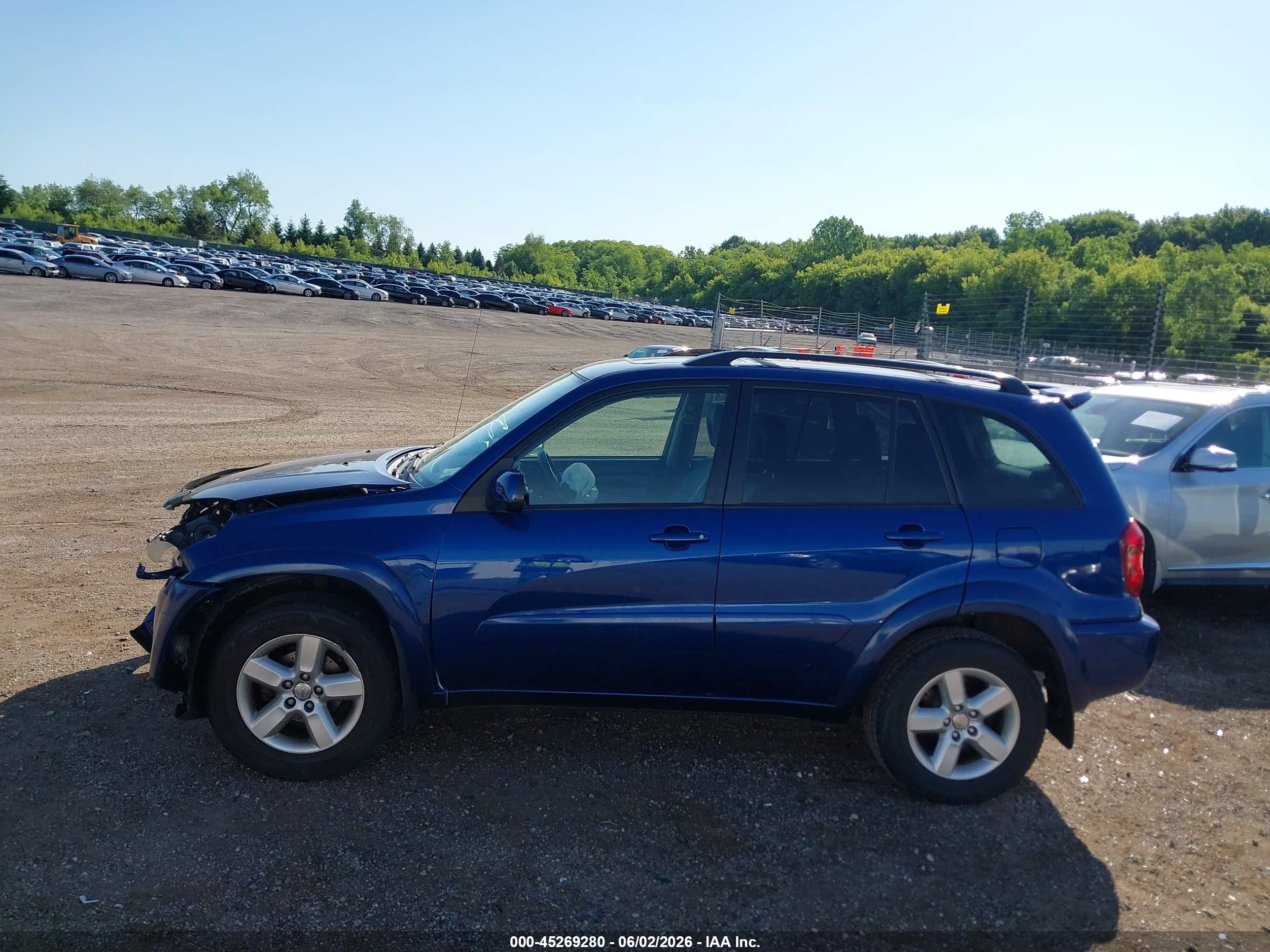2005 Toyota Rav4   Blue vin: JTEHD20V856042155