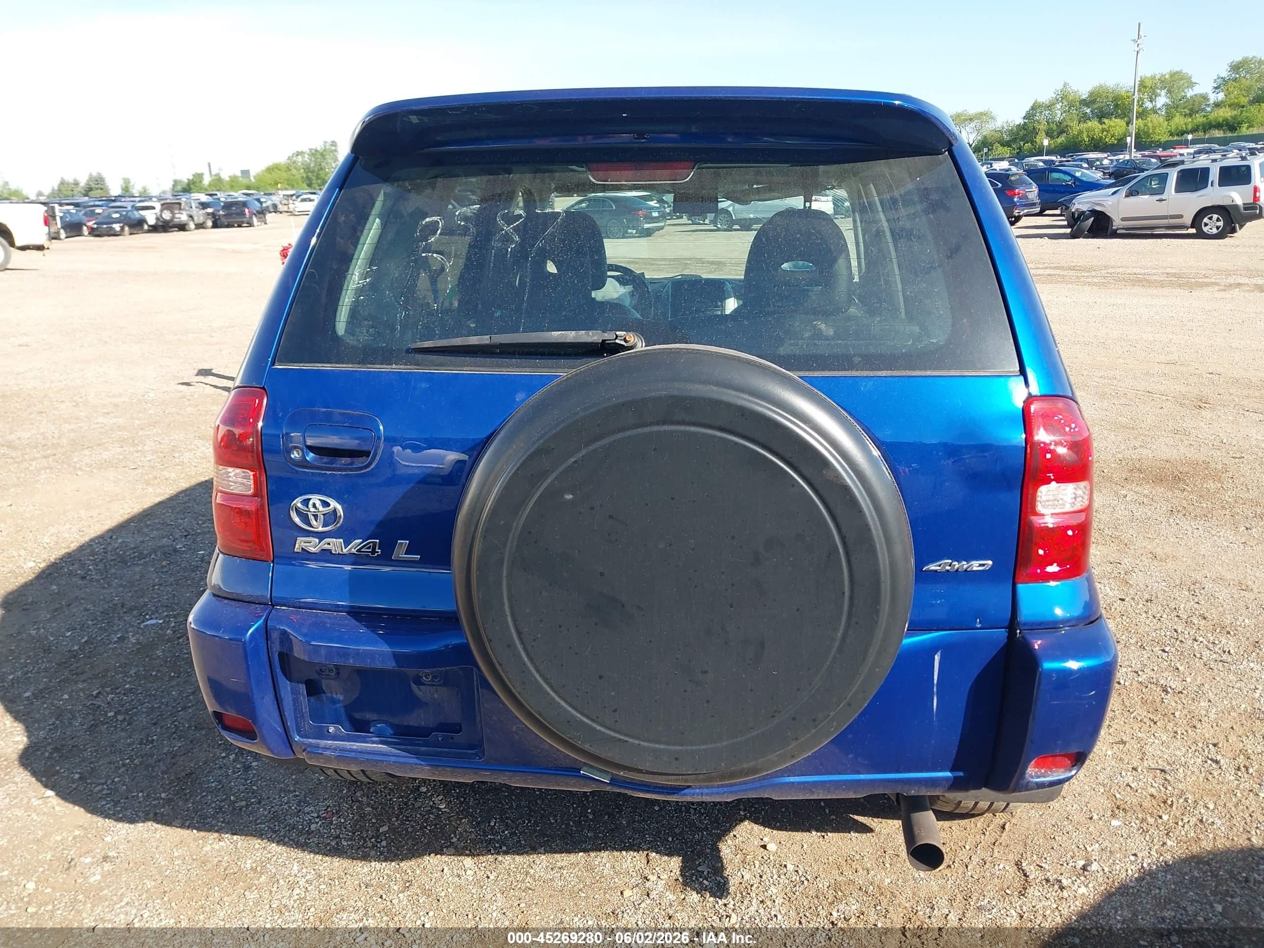 2005 Toyota Rav4   Blue vin: JTEHD20V856042155